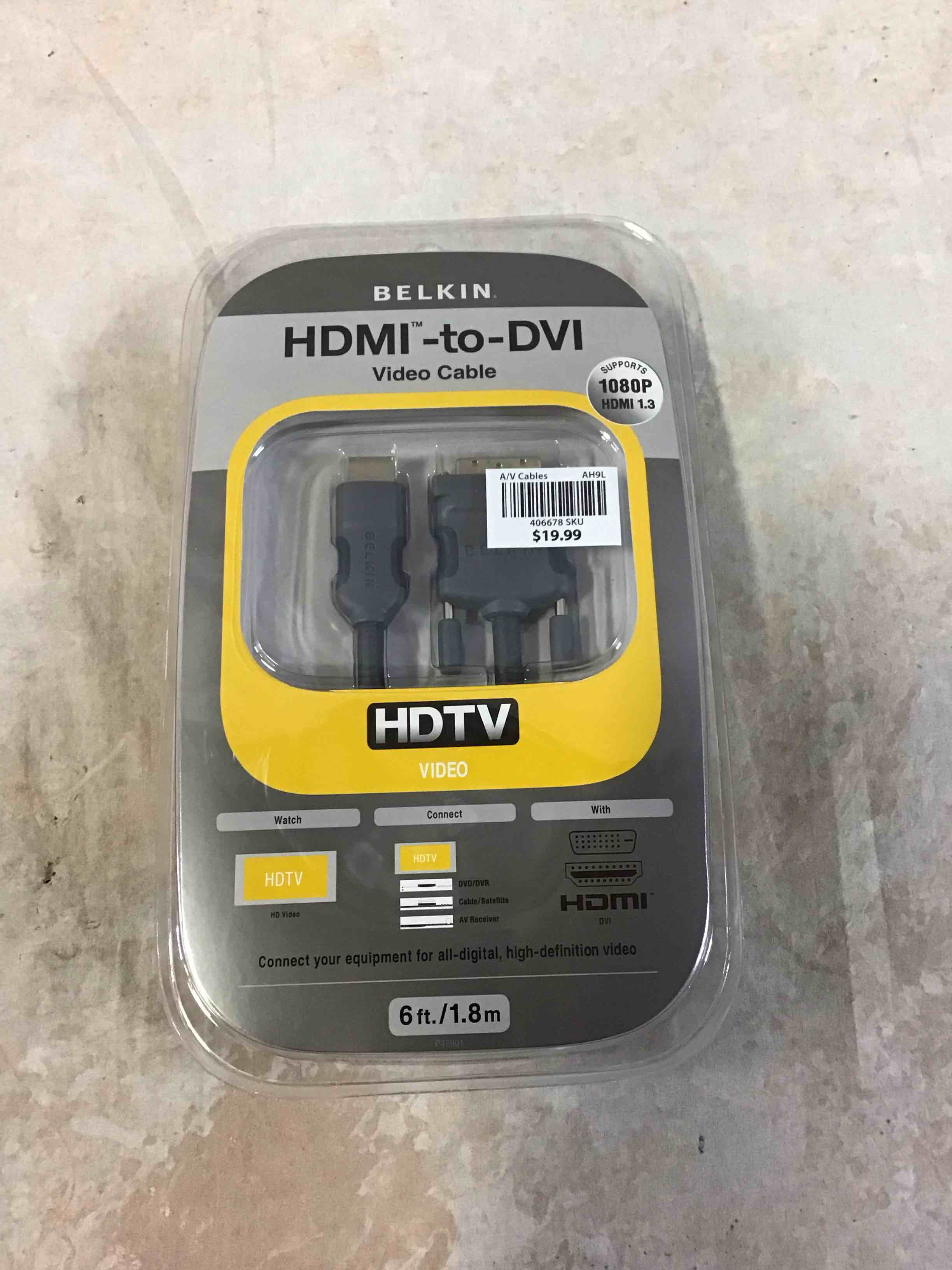belkin hdmi to dvi-d cable