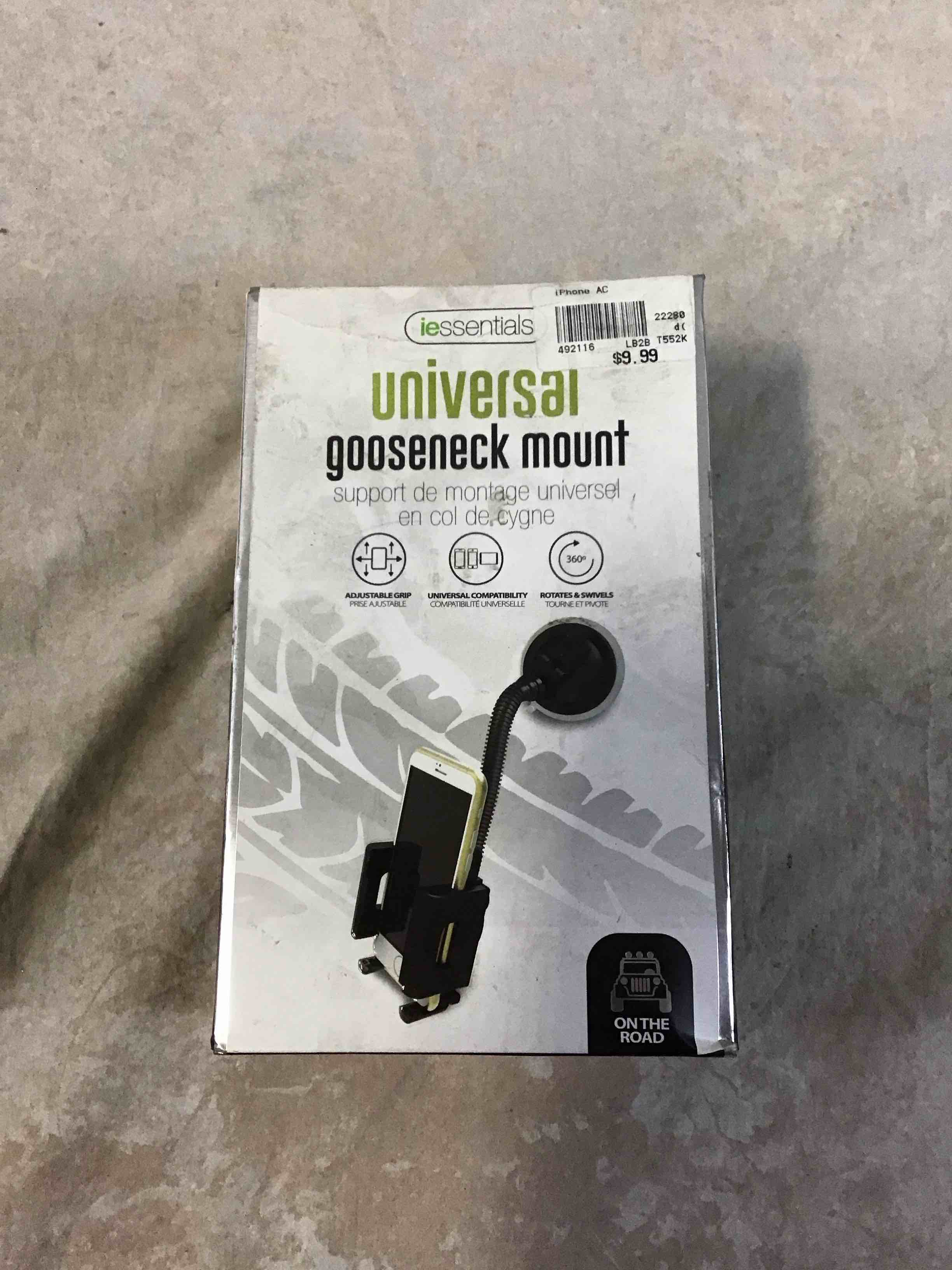 iessentials windshield phone mount