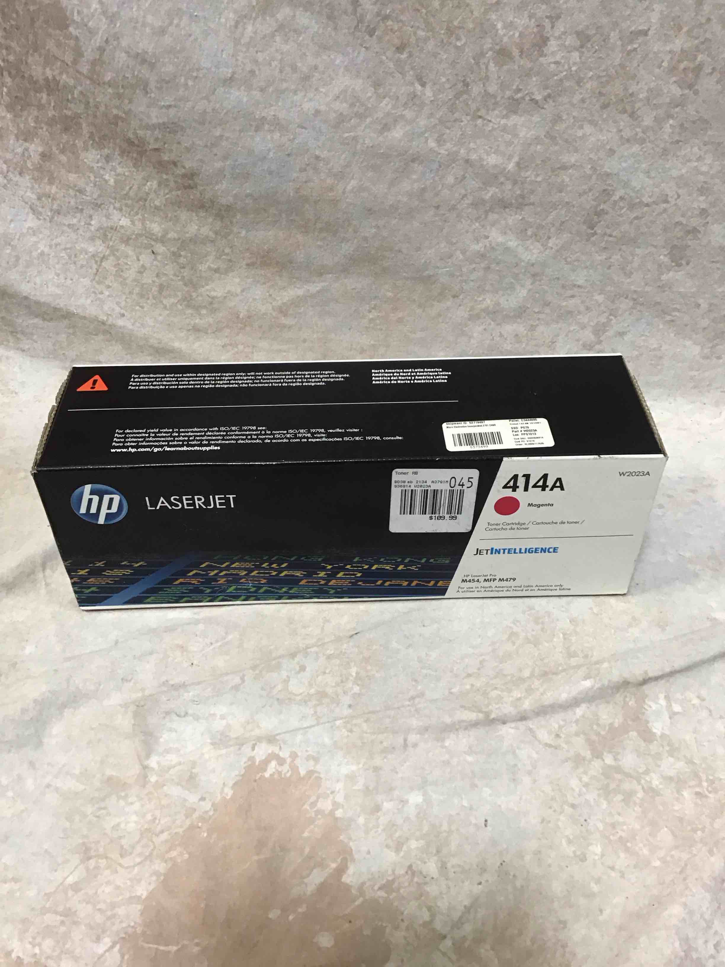 hp 414a magenta original laserjet toner cartridge  ~2 100 pages  w2023a
