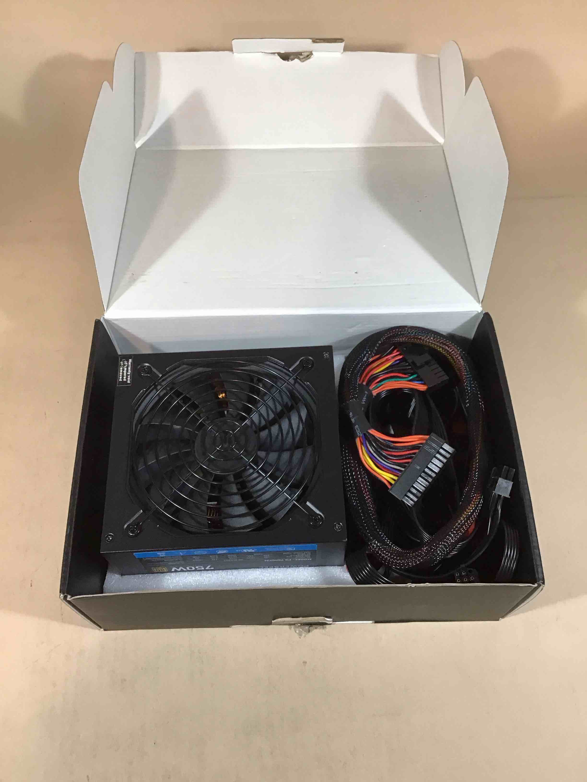 Condition photo showing Good Condition for powerspec 750 watt 80 plus gold fully modular atx power supply active pfc psu sli crossfire ready computer switching power supply ps 750gfm