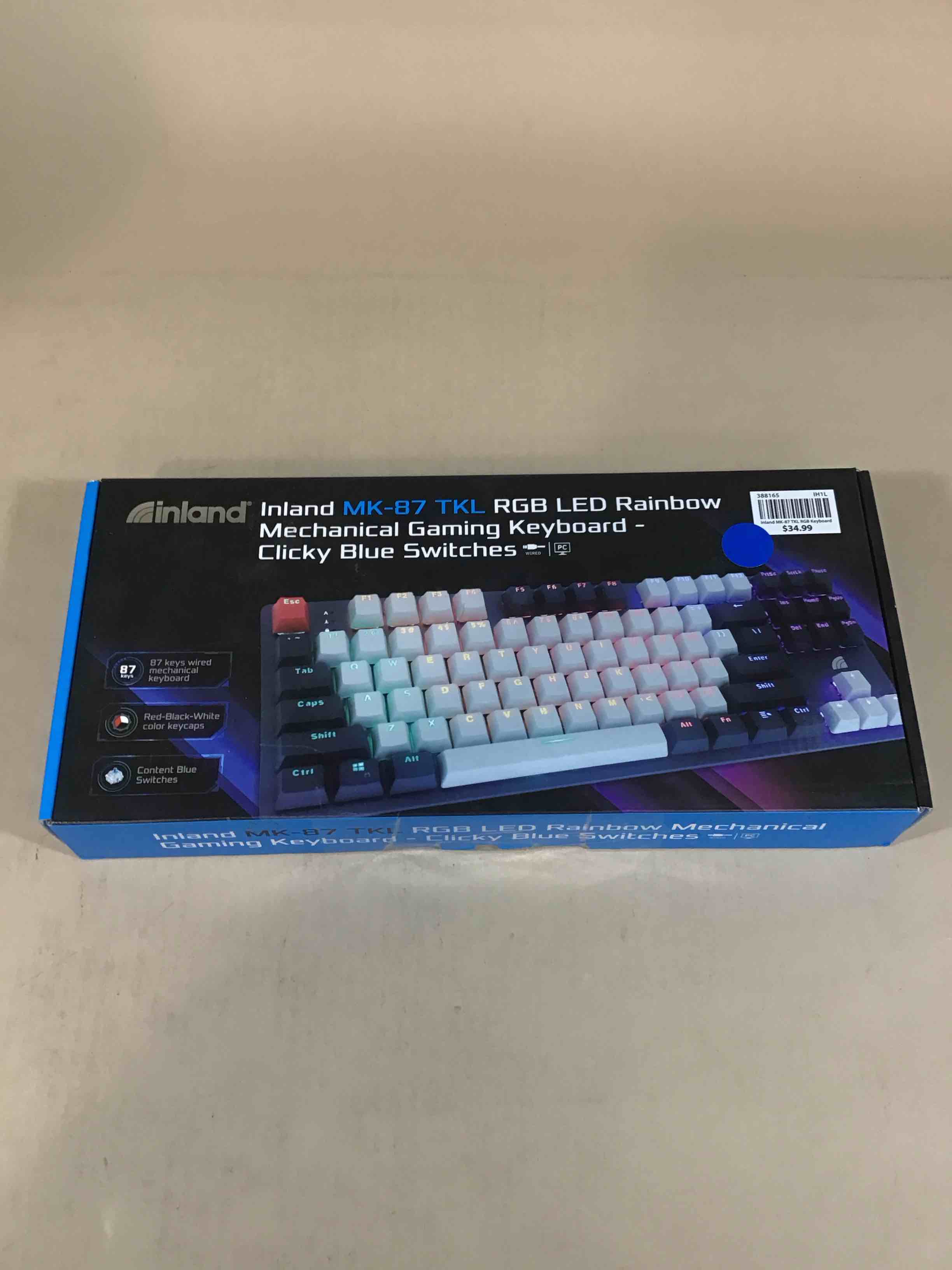 Condition photo showing Good Condition for inland mk-87 tkl keyboard 