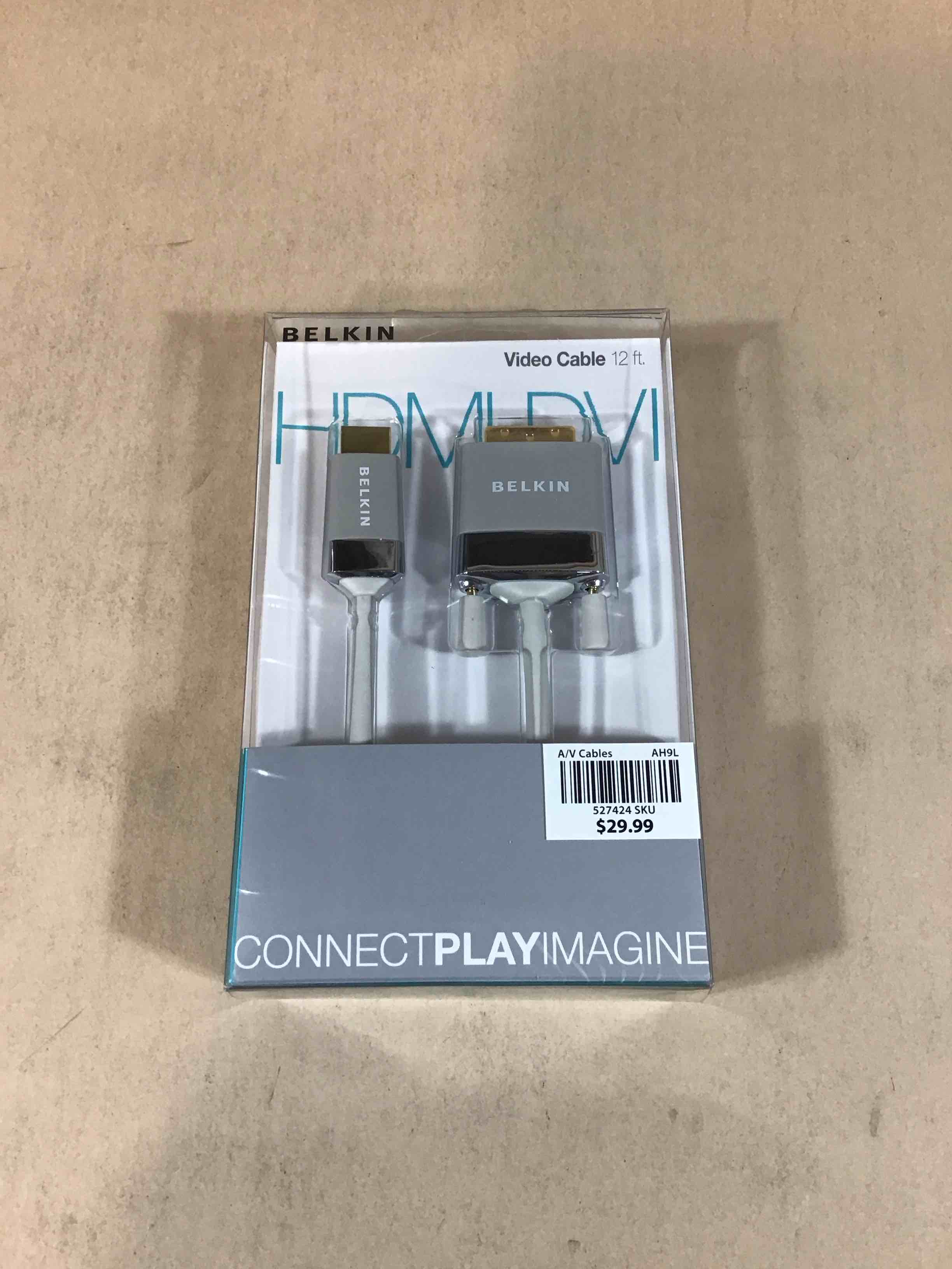 belkin av22401-12-wht hdmi to dvi-d cable adapter