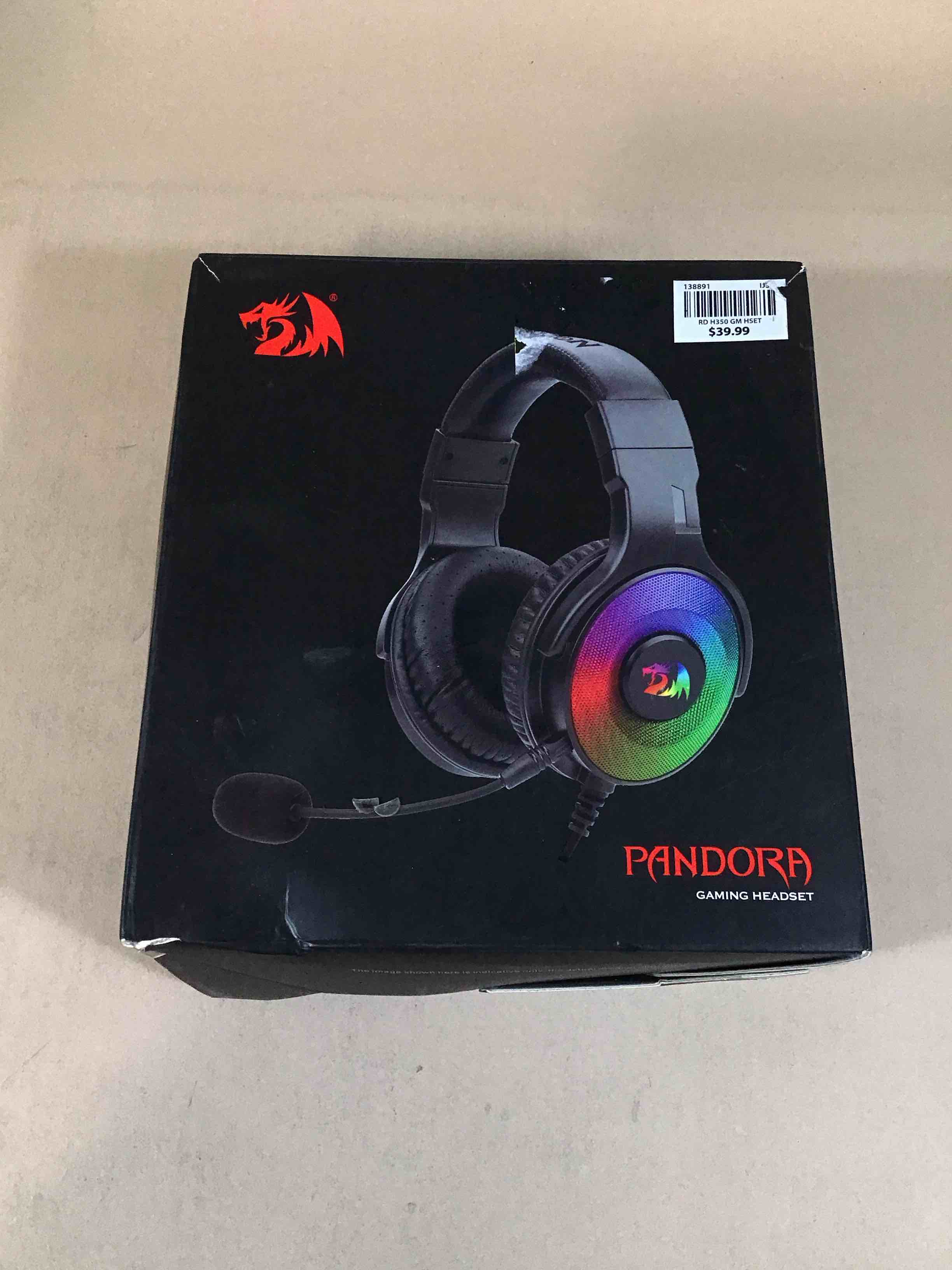 Condition photo showing Good Condition for redragon - h350 rgb pandora wired 7.1 surround gaming headset - black