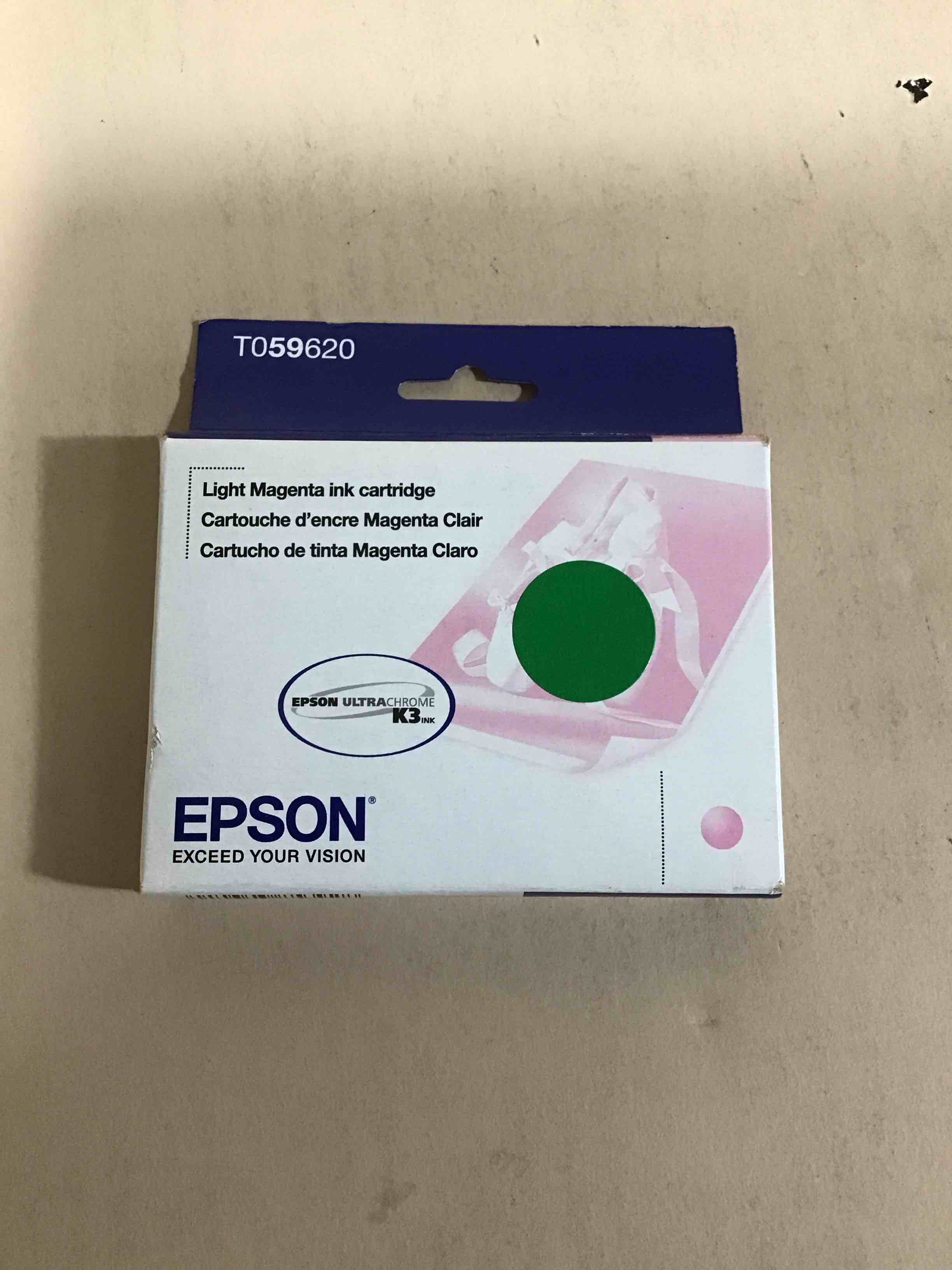 Condition photo showing New/Like New for epson t059 light magenta ink cartridge