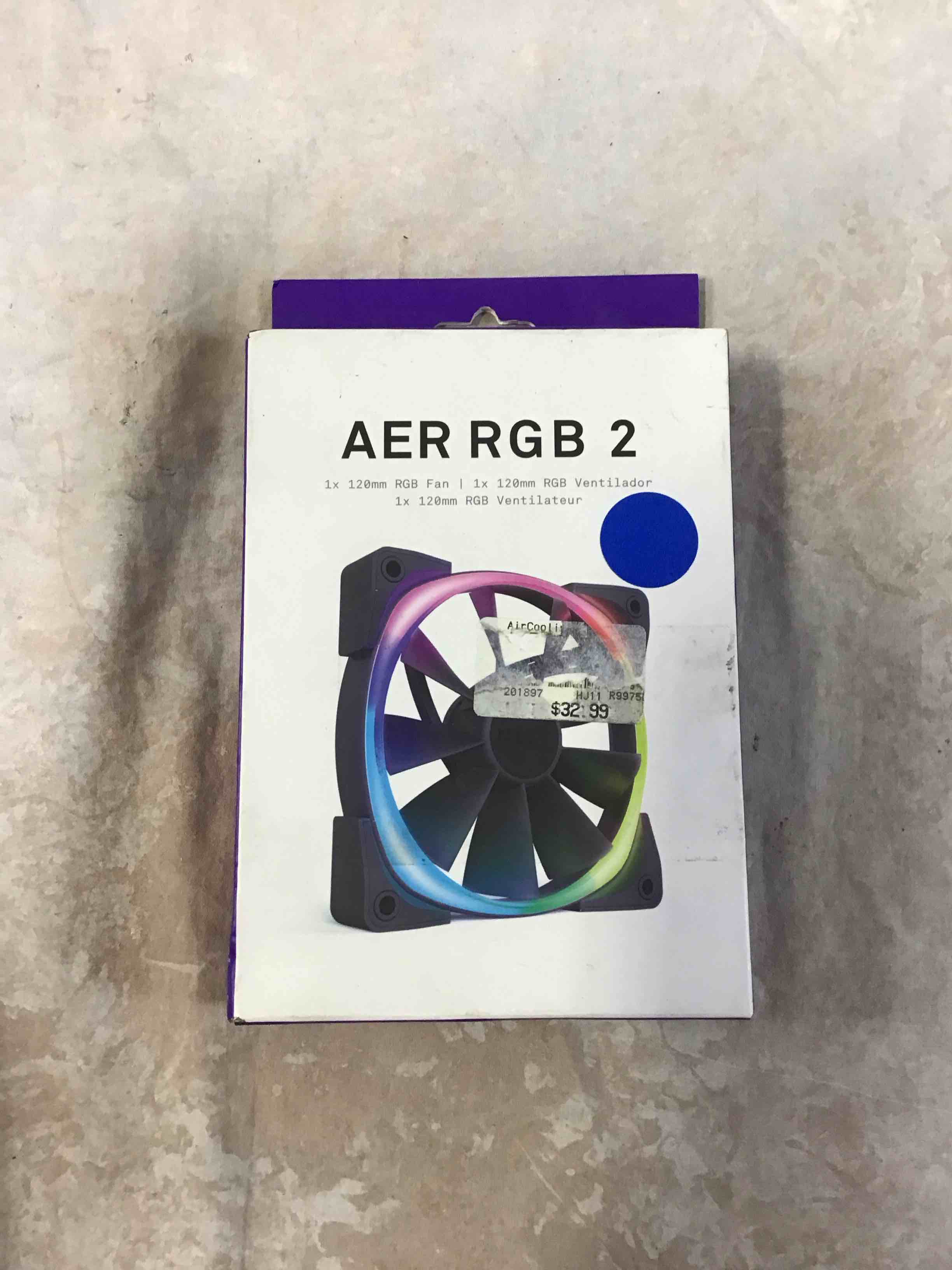 Condition photo showing Good Condition for nzxt - aer 120mm rgb 2 cooling fan