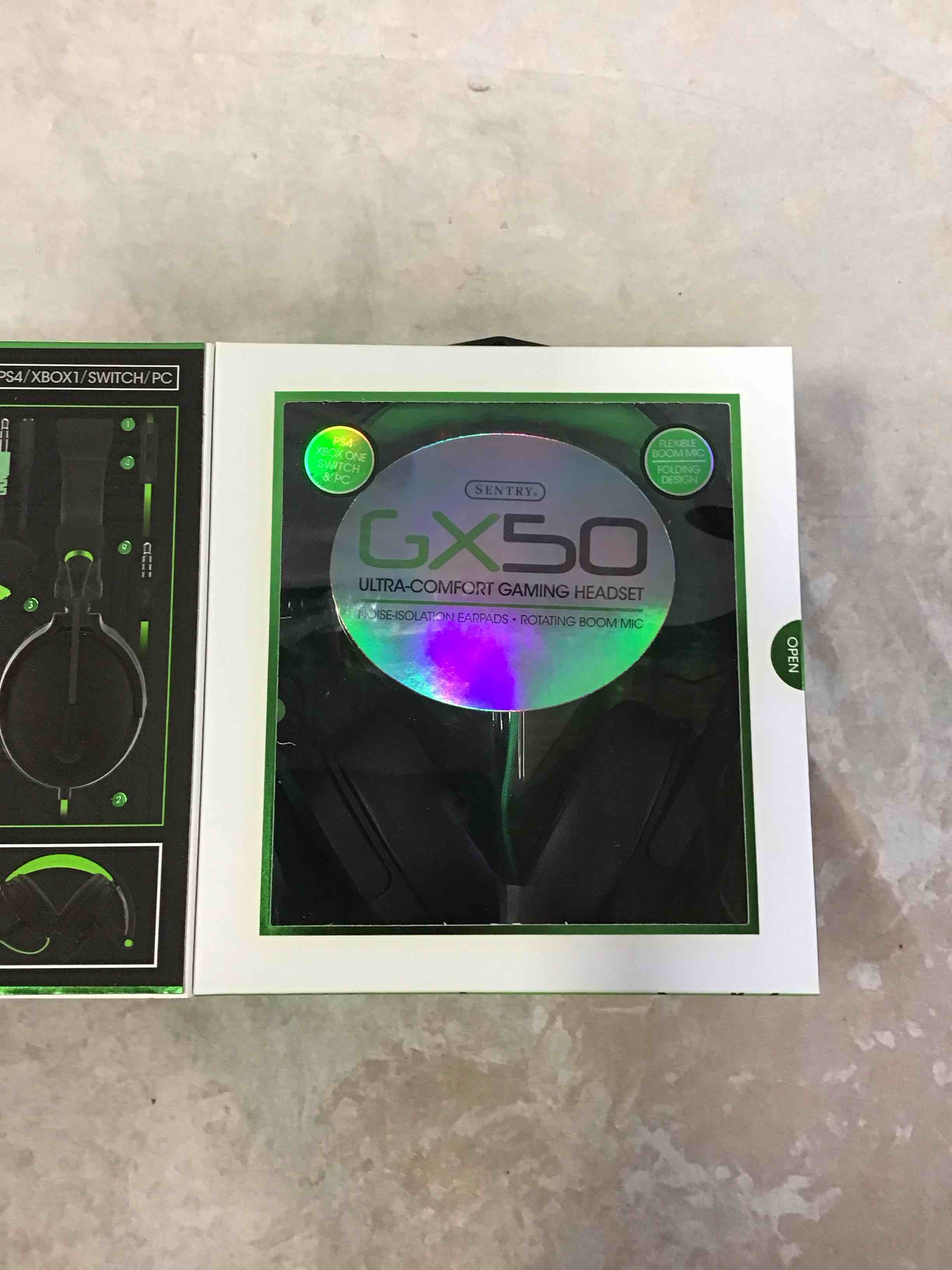 Condition photo showing New/Like New for sentry gx50 gaming headphones
