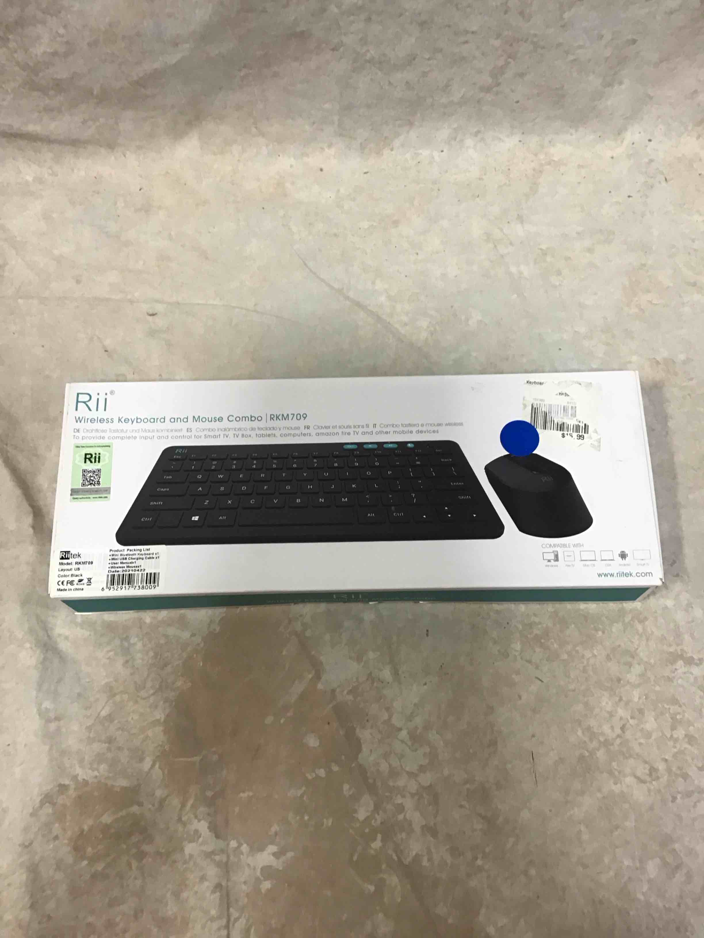 Condition photo showing Good Condition for rii wireless keyboard and mouse combo