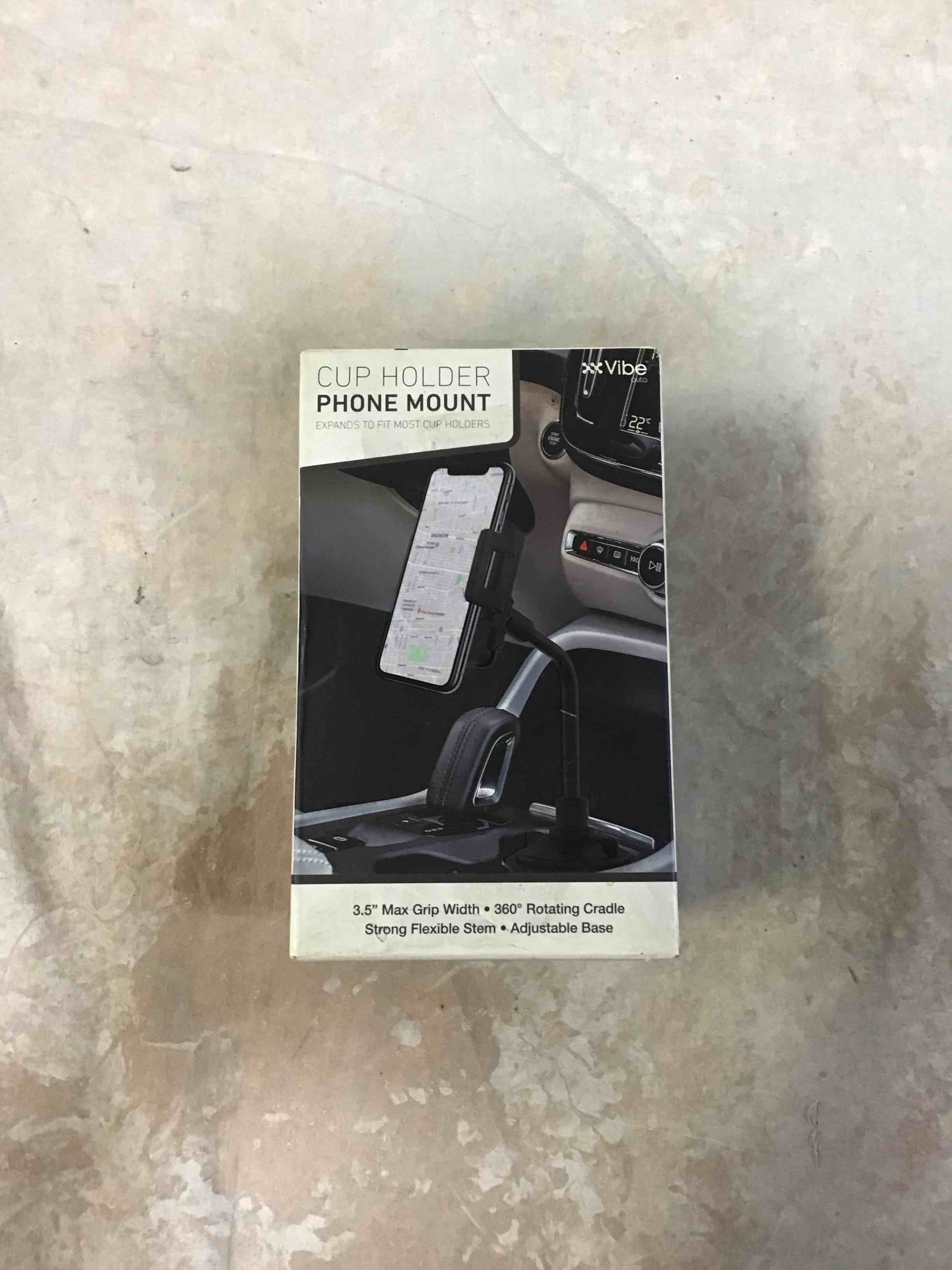 Condition photo showing Good Condition for cup holder phone mount 