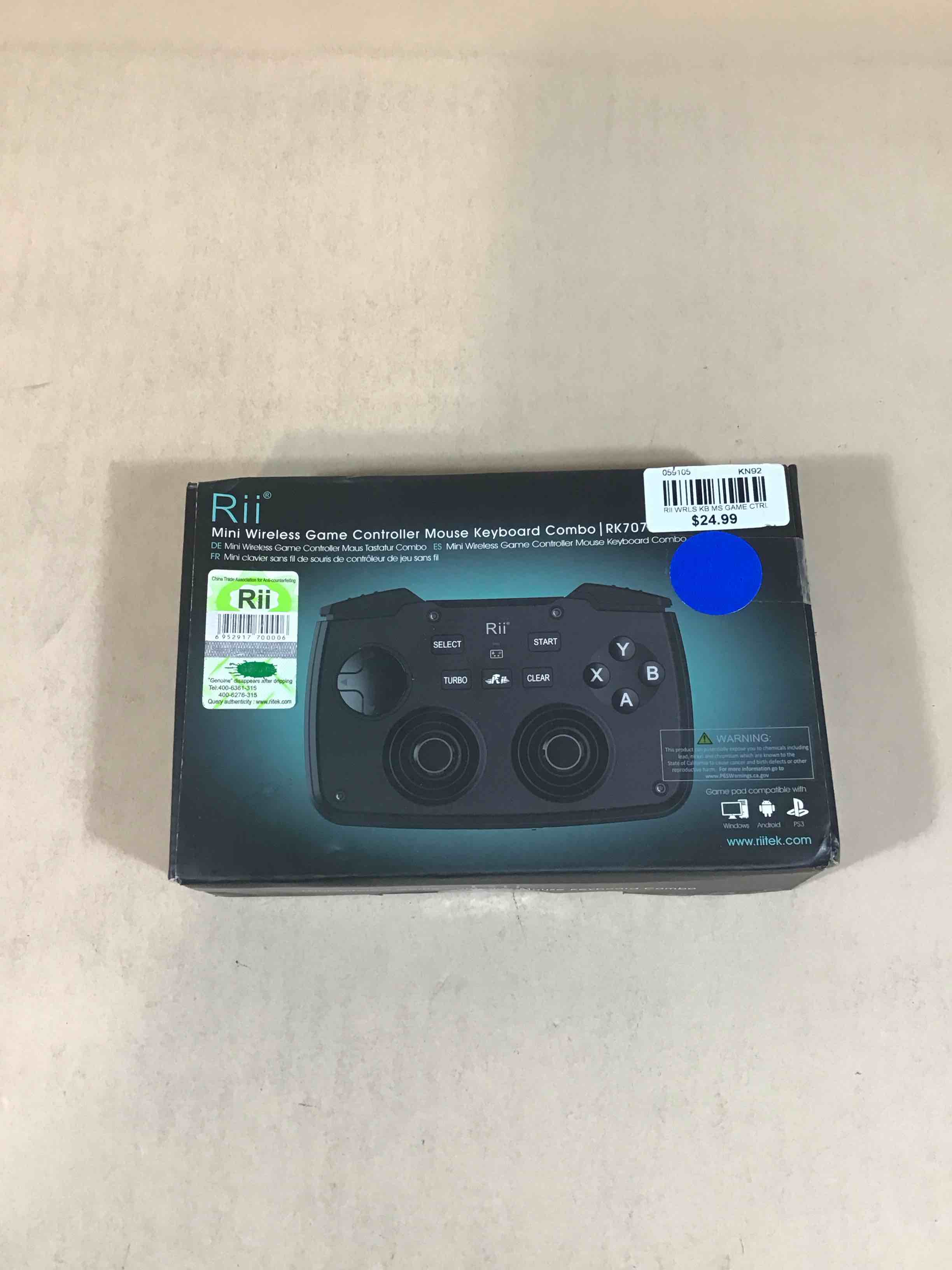 mini wireless game controller mouse and keyboard combo 