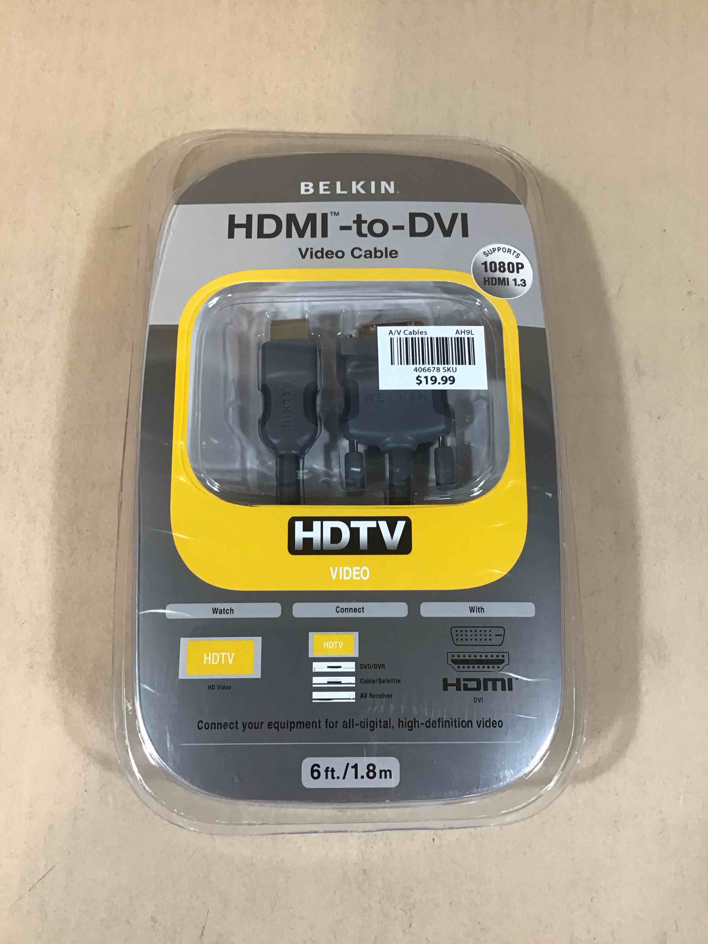 Belkin HDMi to DVI-D Cable