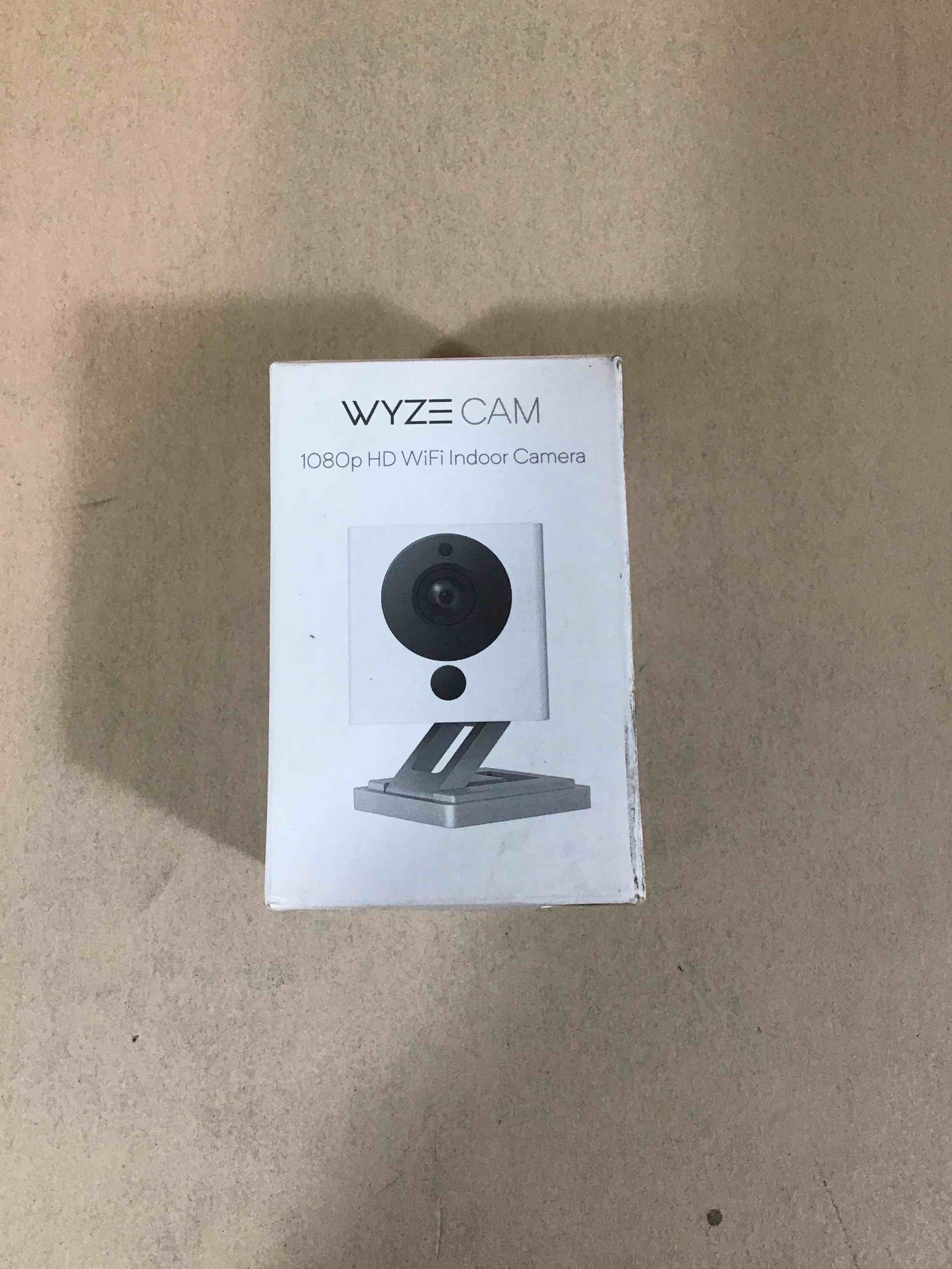 Wyze Cam 1080p HD Indoor Wireless Smart Home Security Camera with Night Vision, 2-Way Audio, Works with Alexa & the Google Assistant, One Pack, White