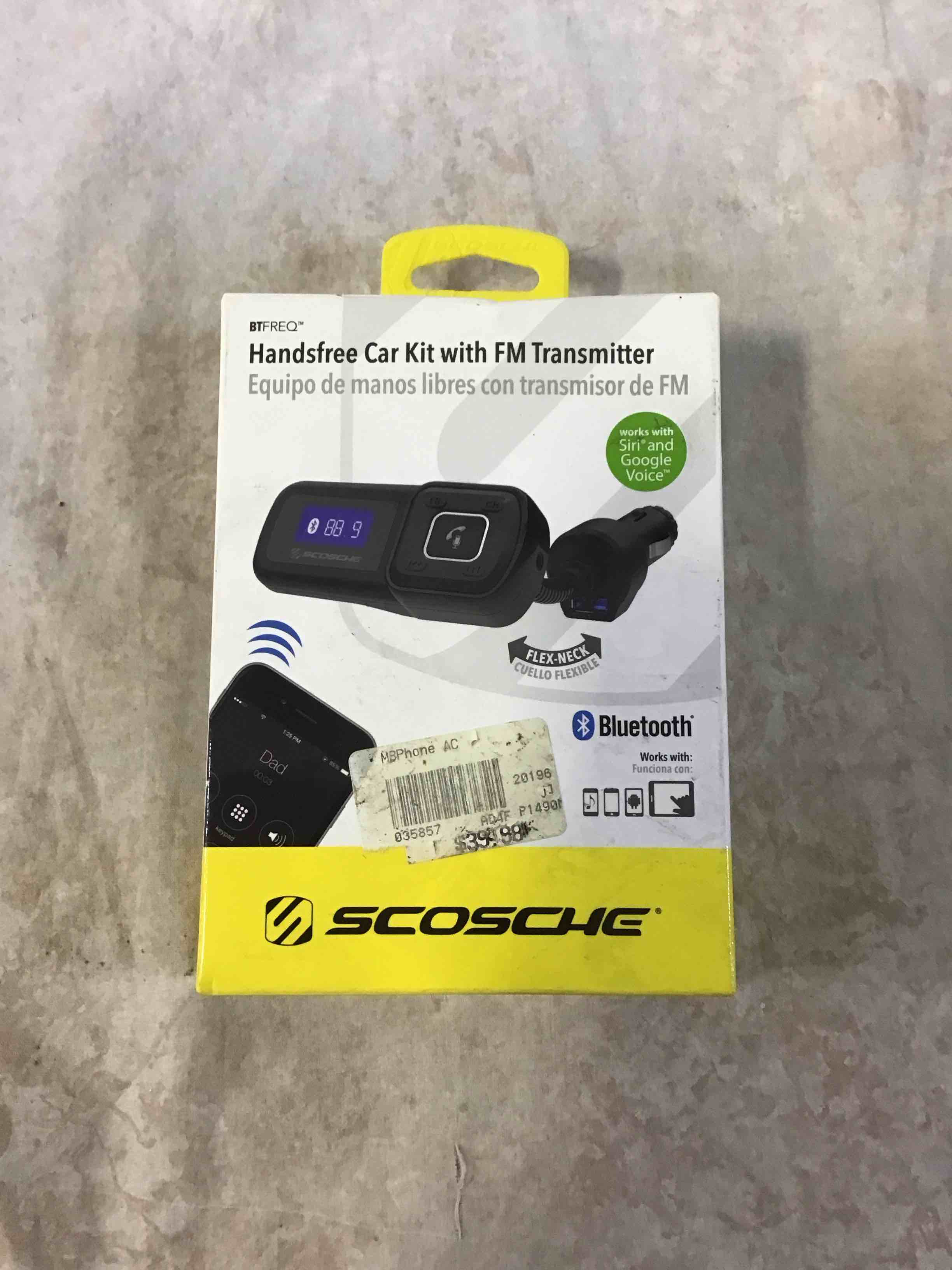 Condition photo showing Good Condition for scosche - bluetooth hands-free / fm transmitter / charger for cellular phone  car audio  tablet