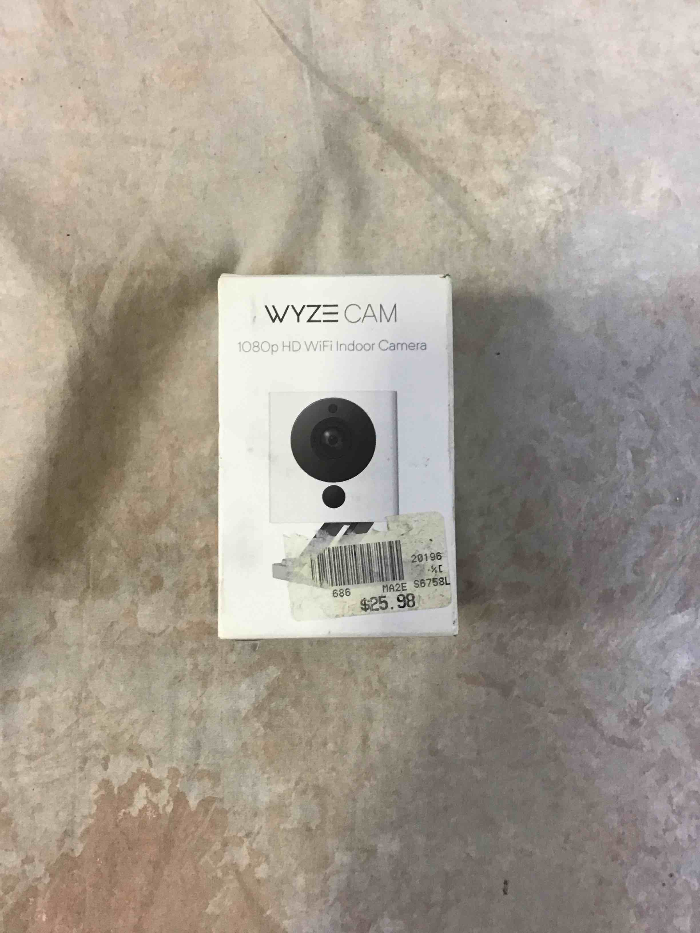 Condition photo showing Good Condition for wyze cam 1080p hd indoor wireless smart home security camera with night vision, 2-way audio, works with alexa & the google assistant, one pack, white