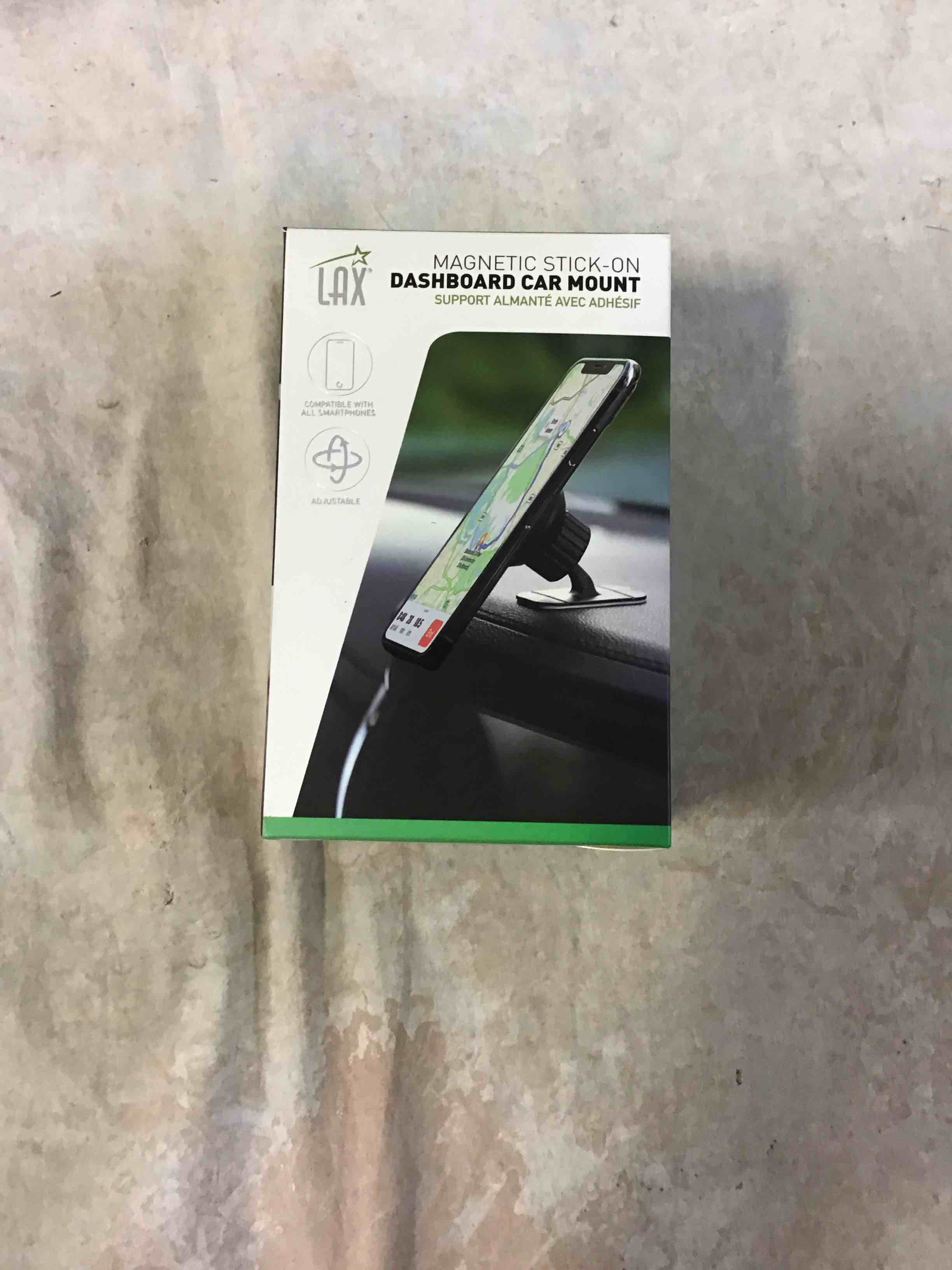 Condition photo showing Good Condition for lax magnetic dashboard stick-on car mount for smartphone