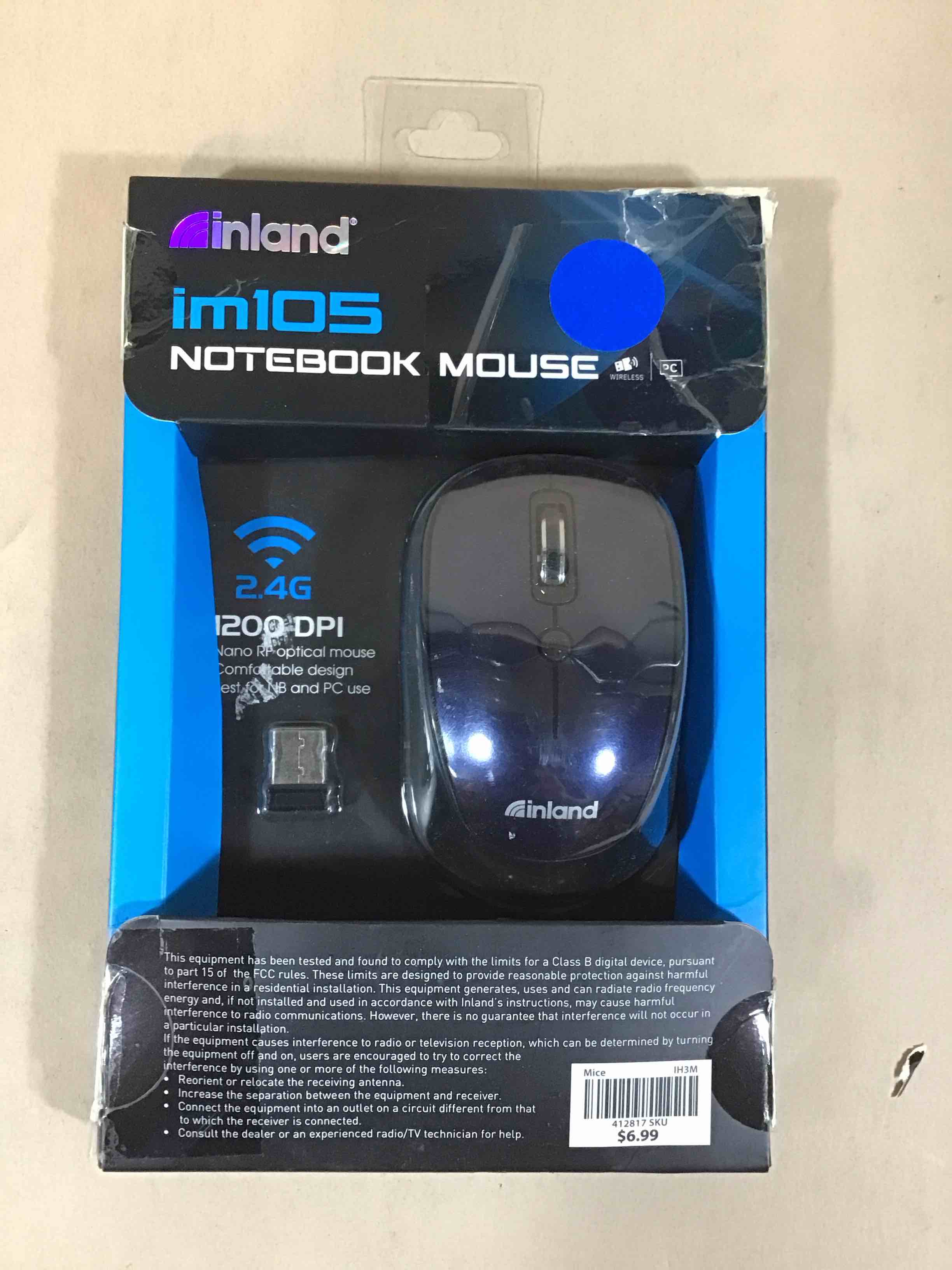 Condition photo showing Good Condition for inland notebook mouse