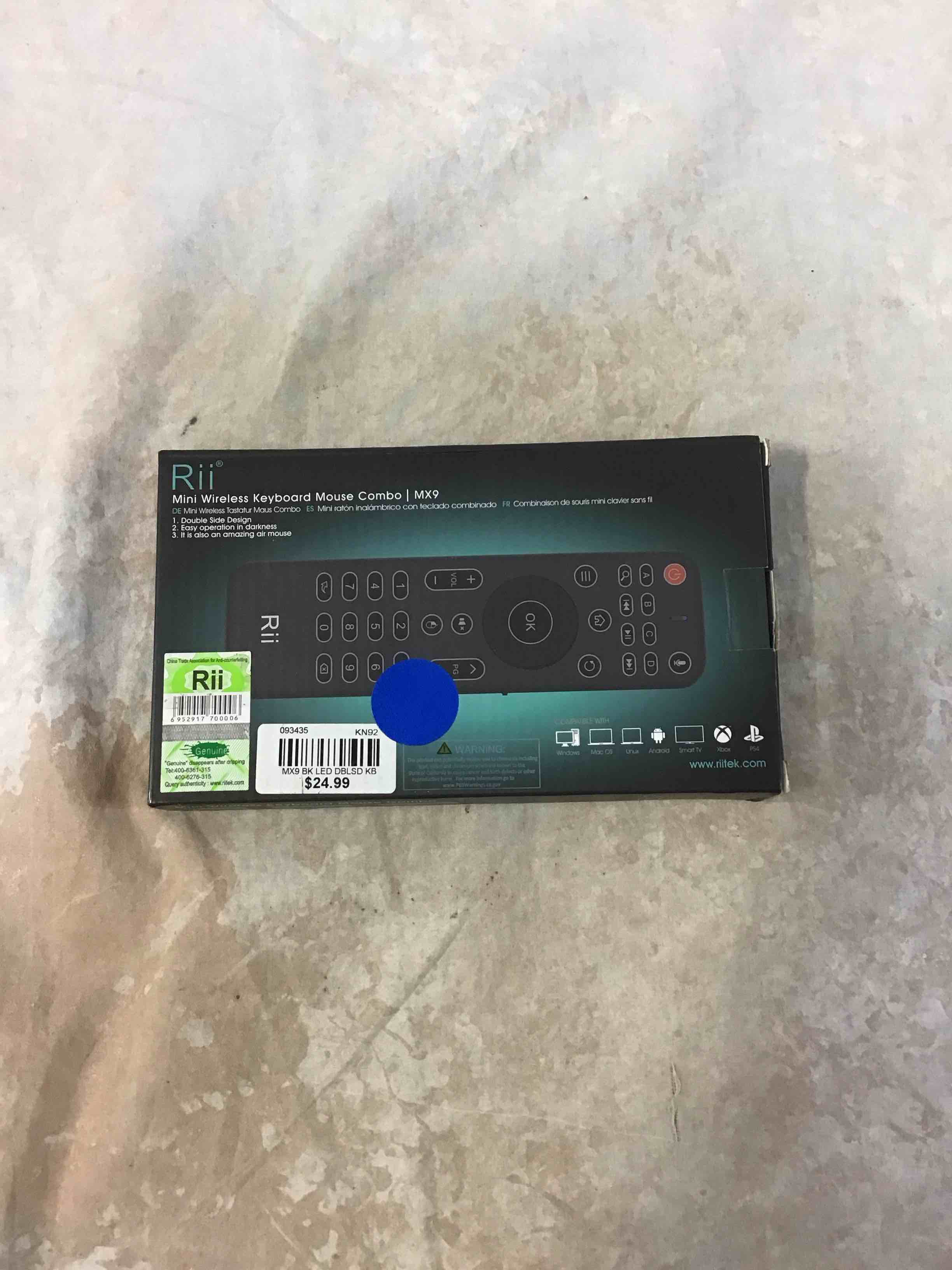 Condition photo showing Good Condition for rii mini wireless keyboard mouse combo 