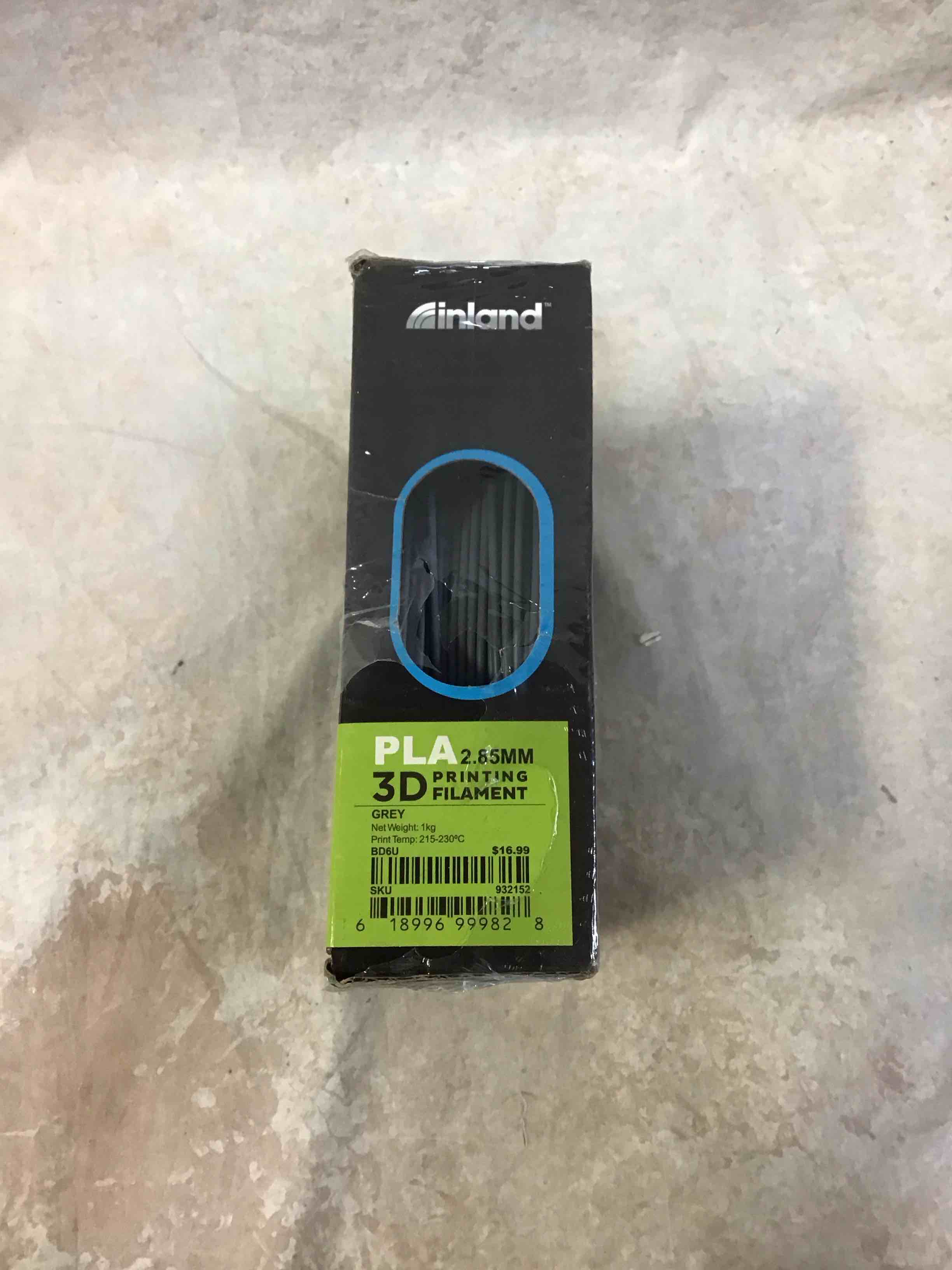 Condition photo showing New/Like New for 2.85mm gray pla 3d printer filament- 1kg (2.2 lbs)