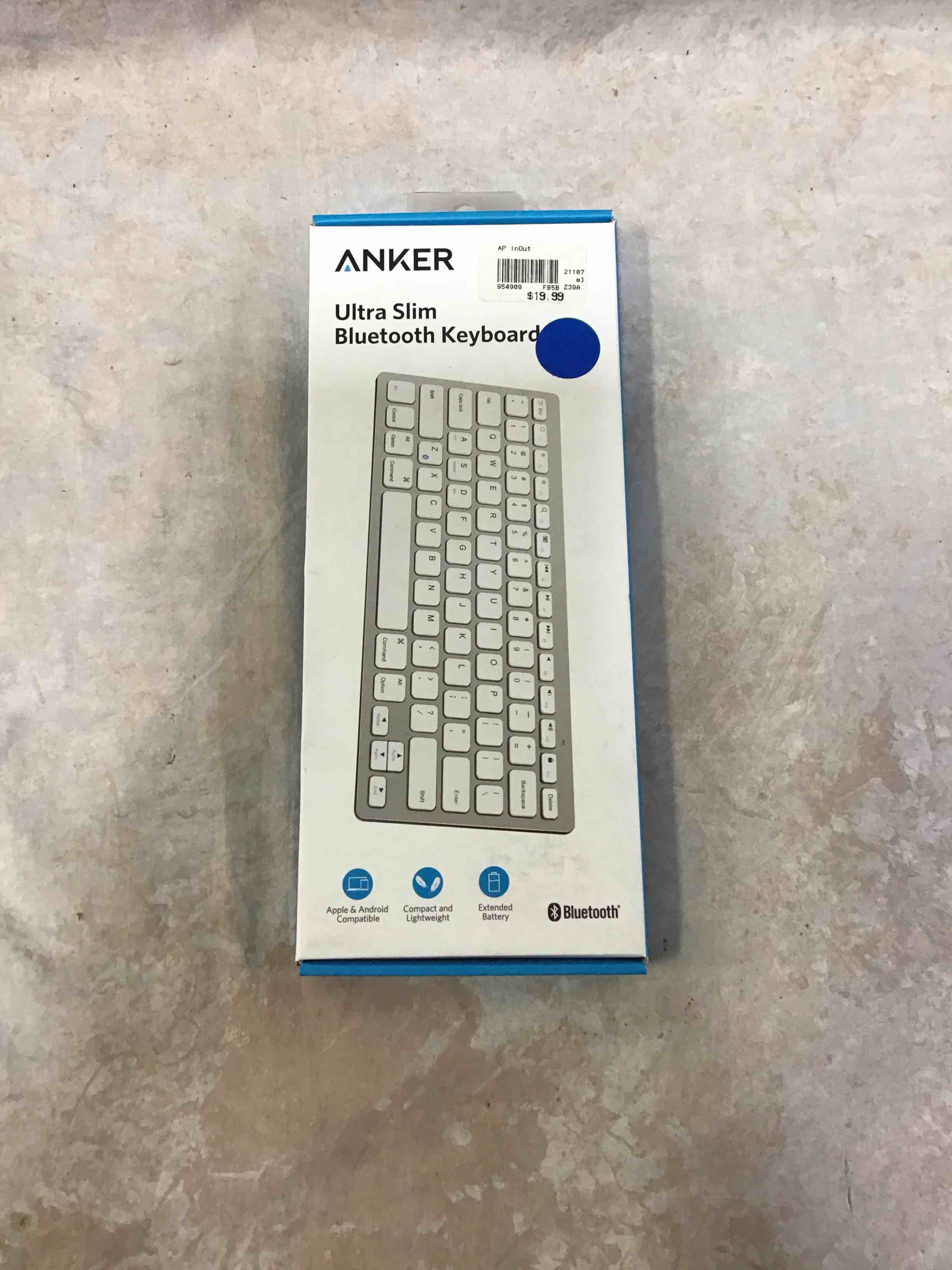 Condition photo showing Good Condition for anker ultra compact slim profile wireless bluetooth keyboard for ios android windows and mac