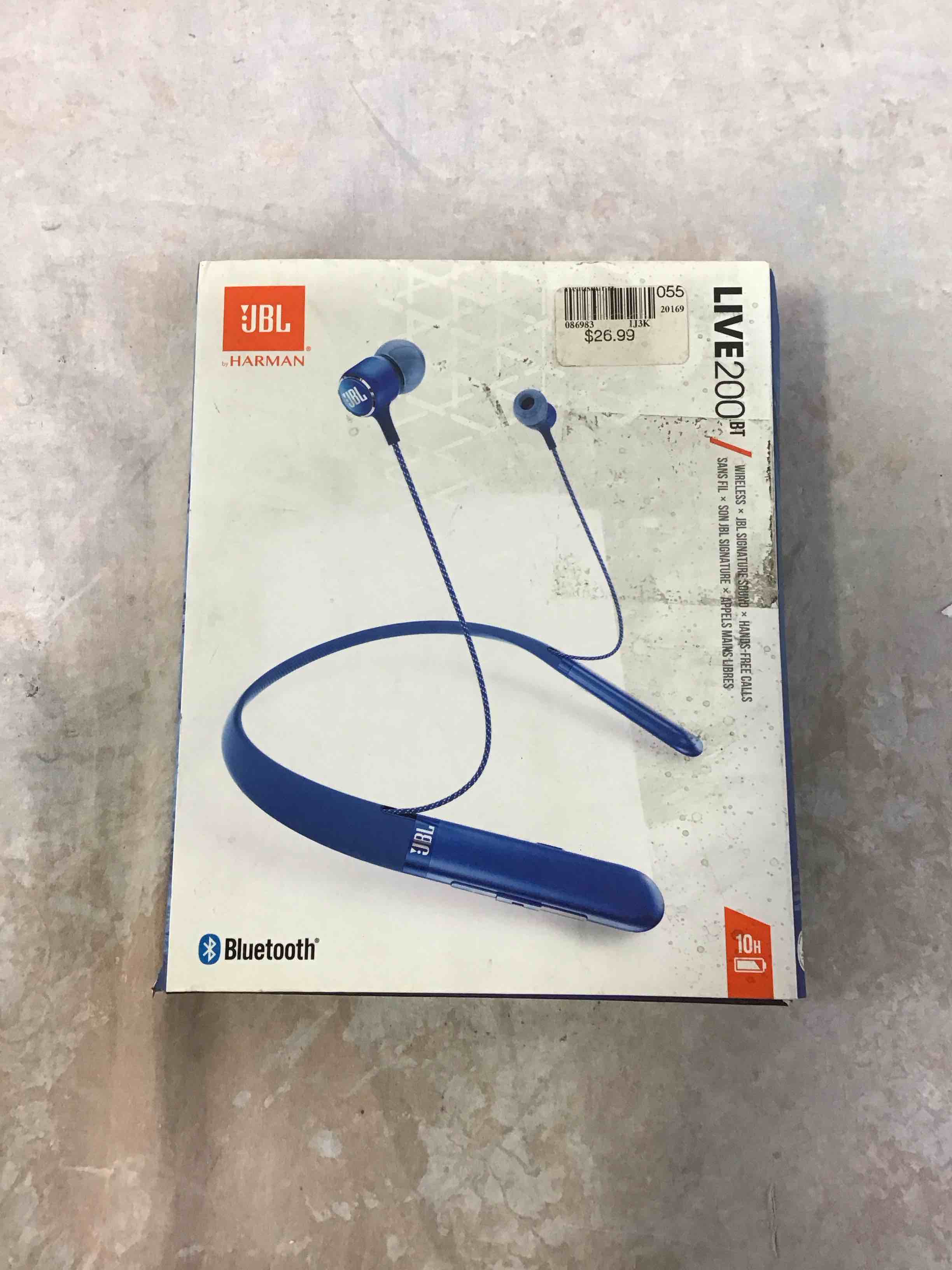 Condition photo showing Good Condition for jbl live 200bt wireless in-ear neckband headphones