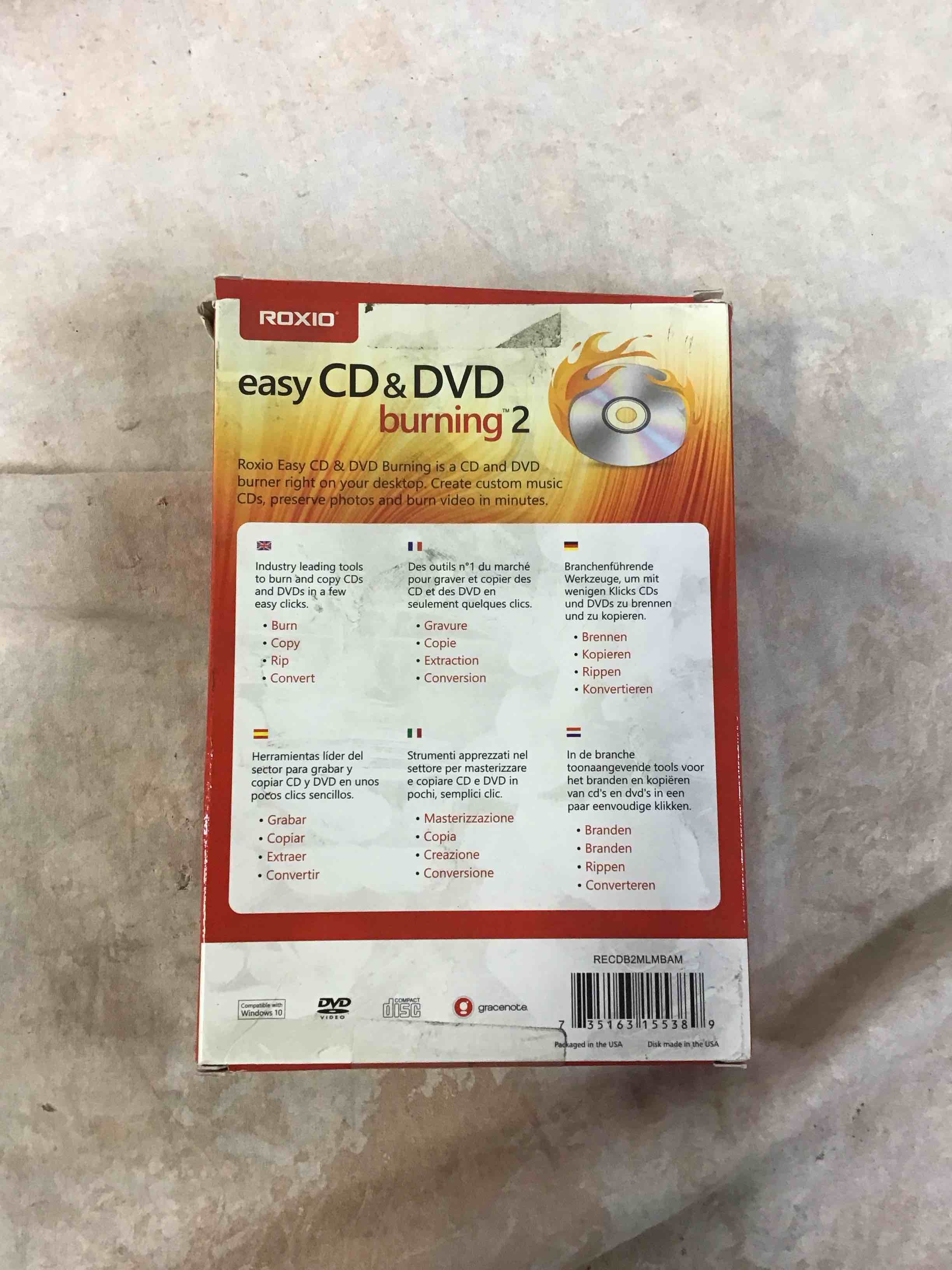 Condition photo showing Good Condition for roxio easy cd & dvd burning 2 - disc burner & video capture