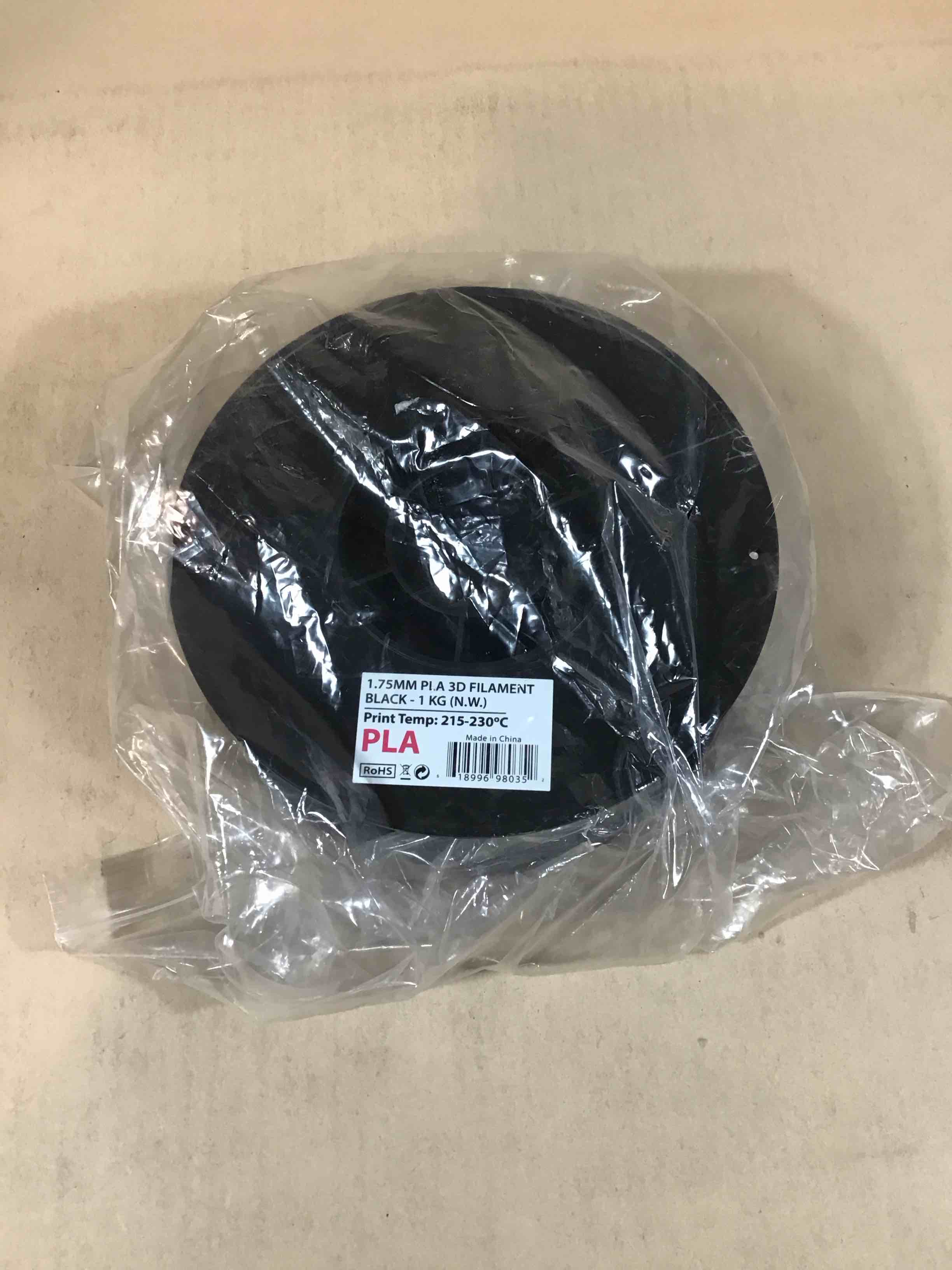 Condition photo showing Good Condition for black pla 3d printer filament 1.75 mm 1 kg 2.2 lbs