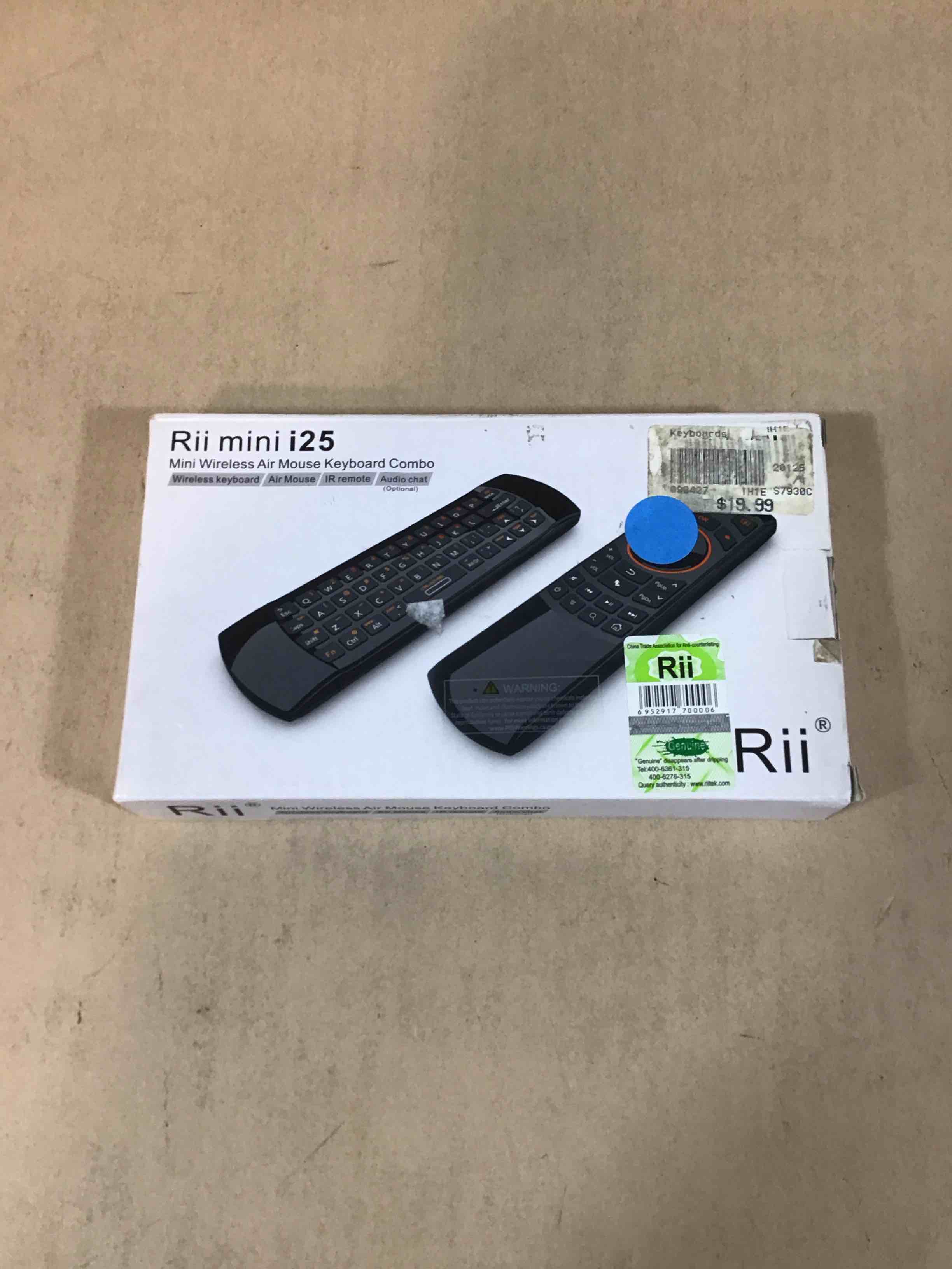 Condition photo showing Good Condition for remote control rii k25a wireless keyboard multifunction combo for smart tv pc