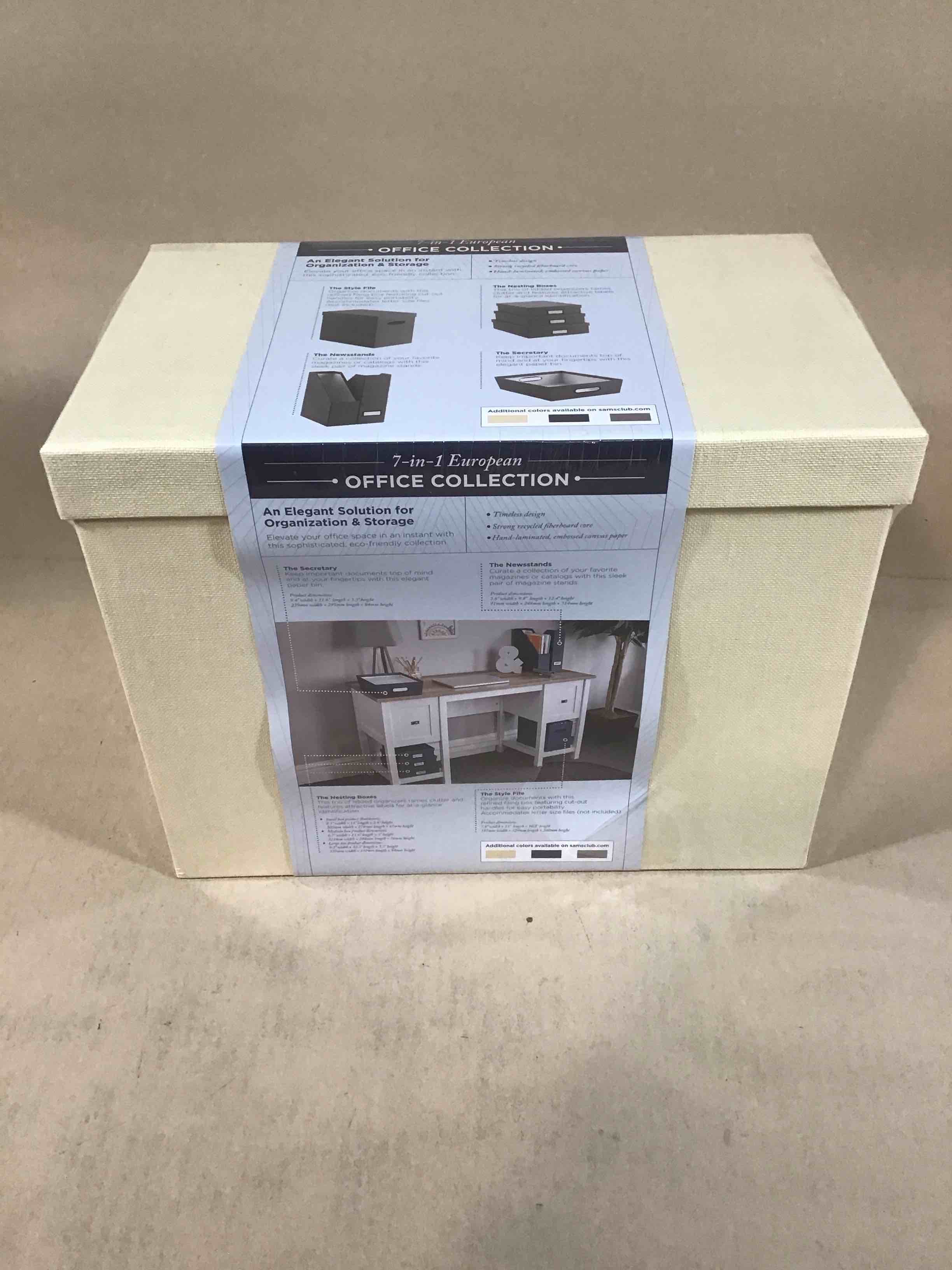 Condition photo showing New/Like New for 7 in 1 european storage office collection