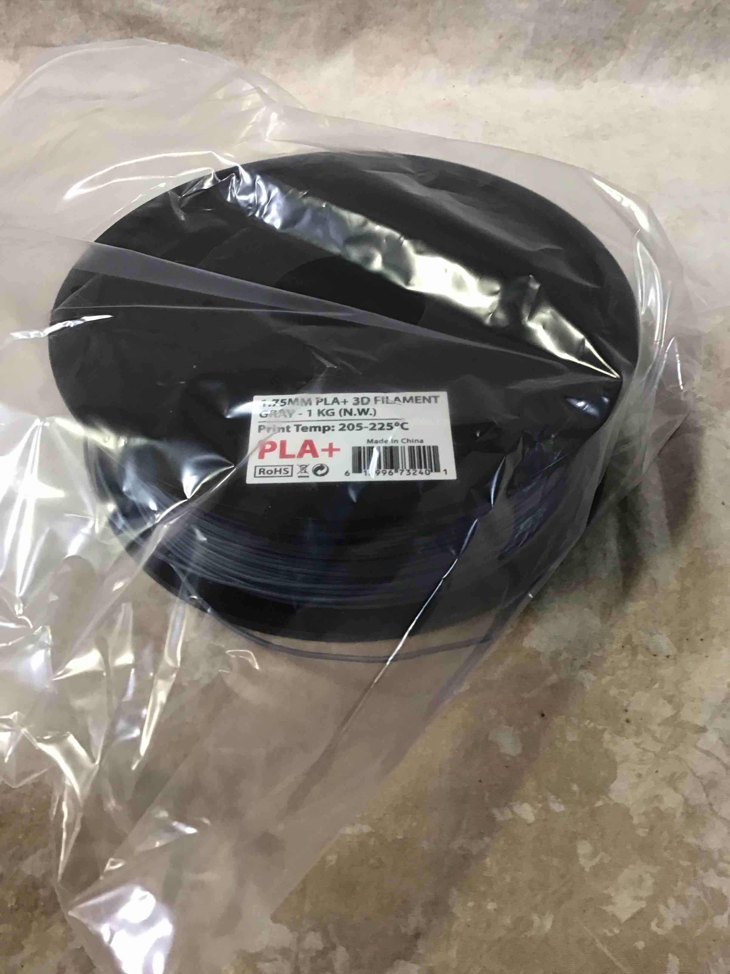 Condition photo showing Good Condition for inland pla+ 3d printing filament gray 1.75mm