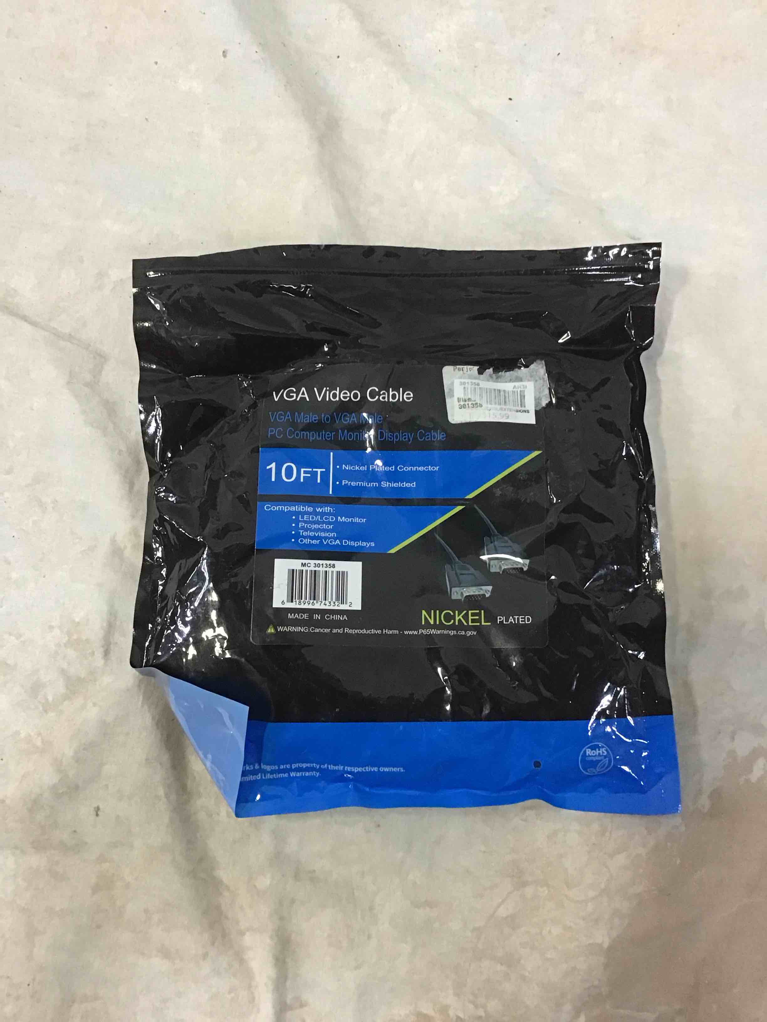 Condition photo showing Good Condition for vga video cable