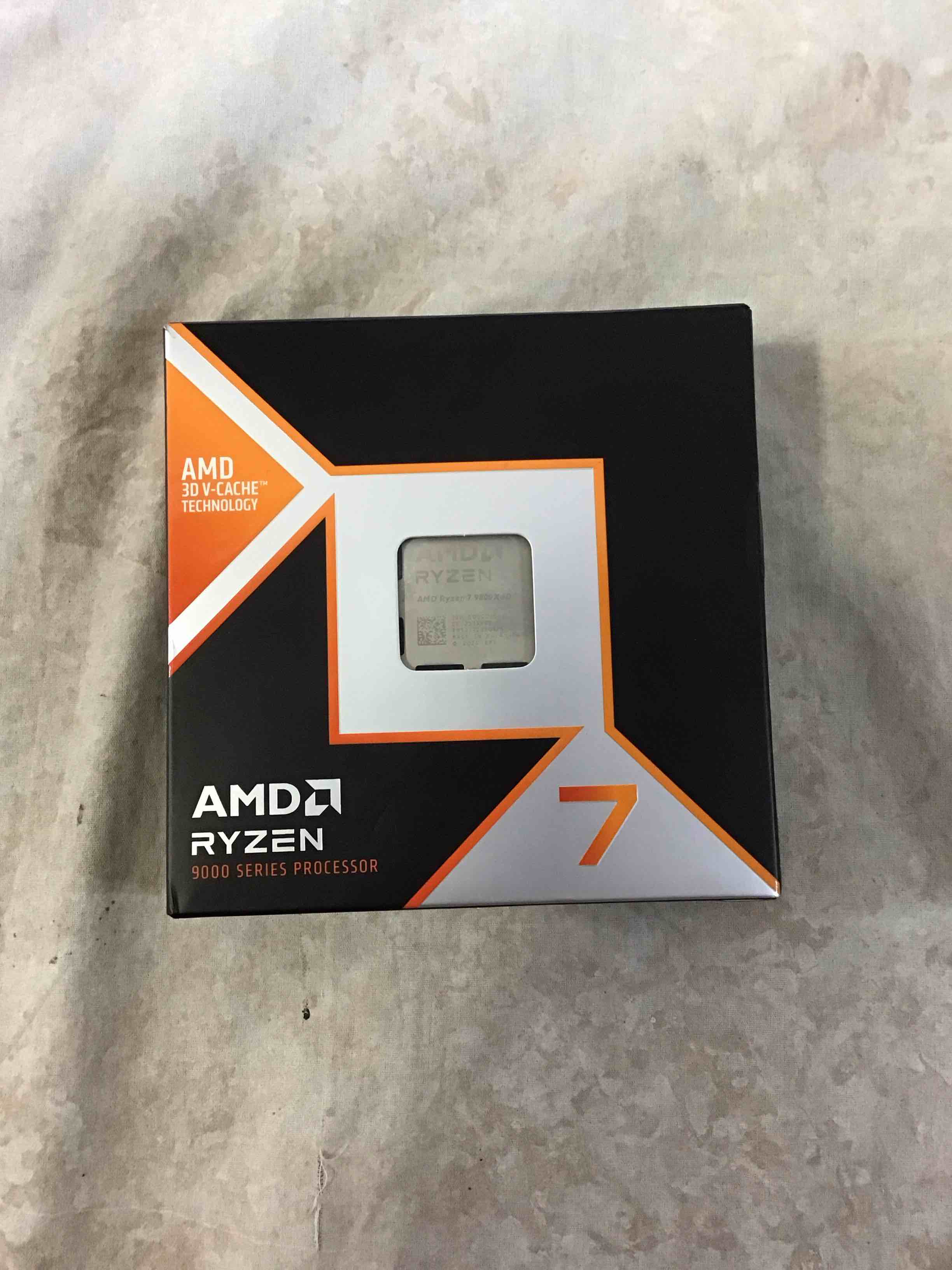 Condition photo showing Good Condition for amd ryzen 7 9800x3d 8-core processor, radeon graphics 8 core, 16 thread, 120w