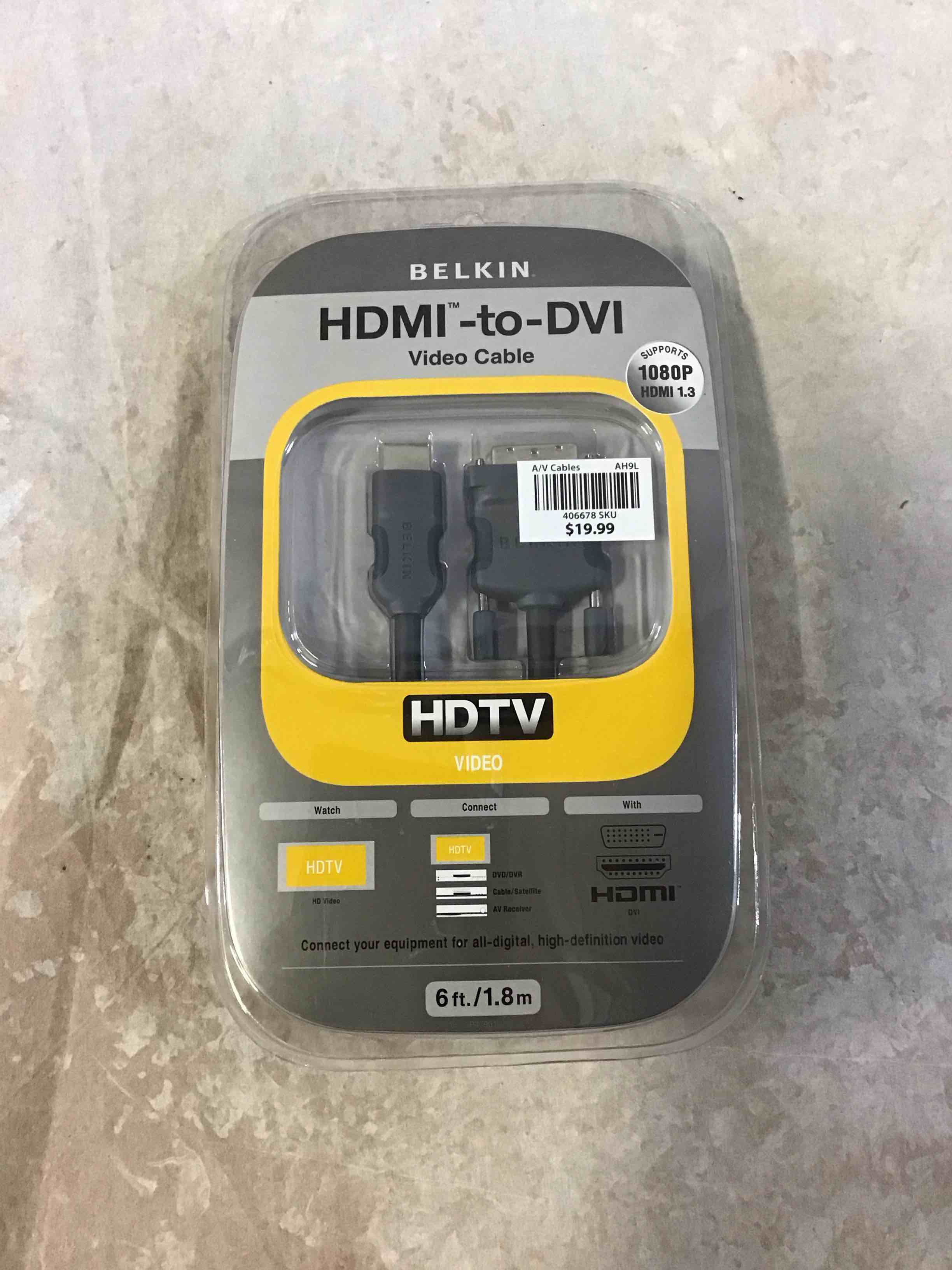belkin hdmi to dvi-d cable