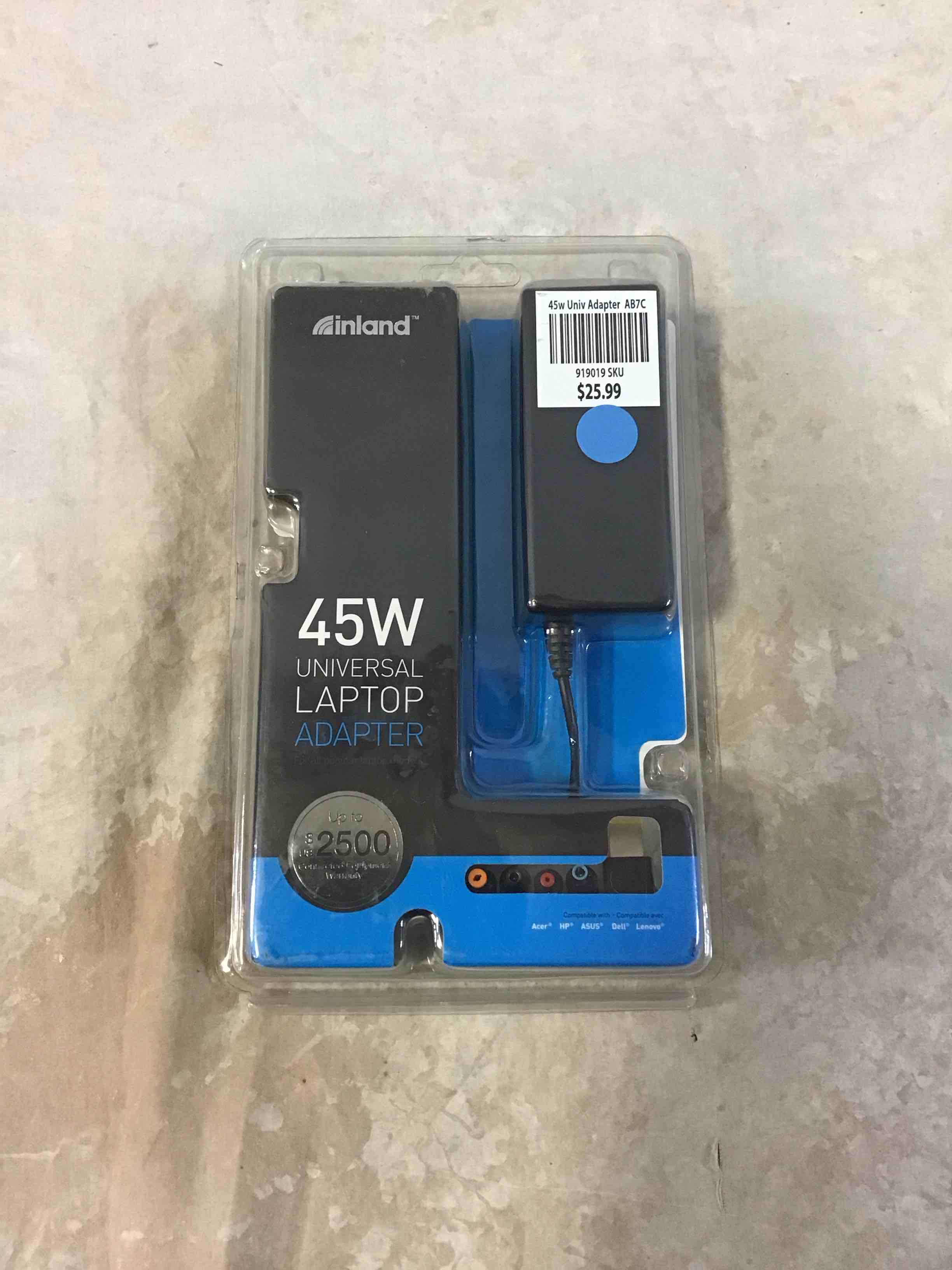 45w universal adapter for laptops