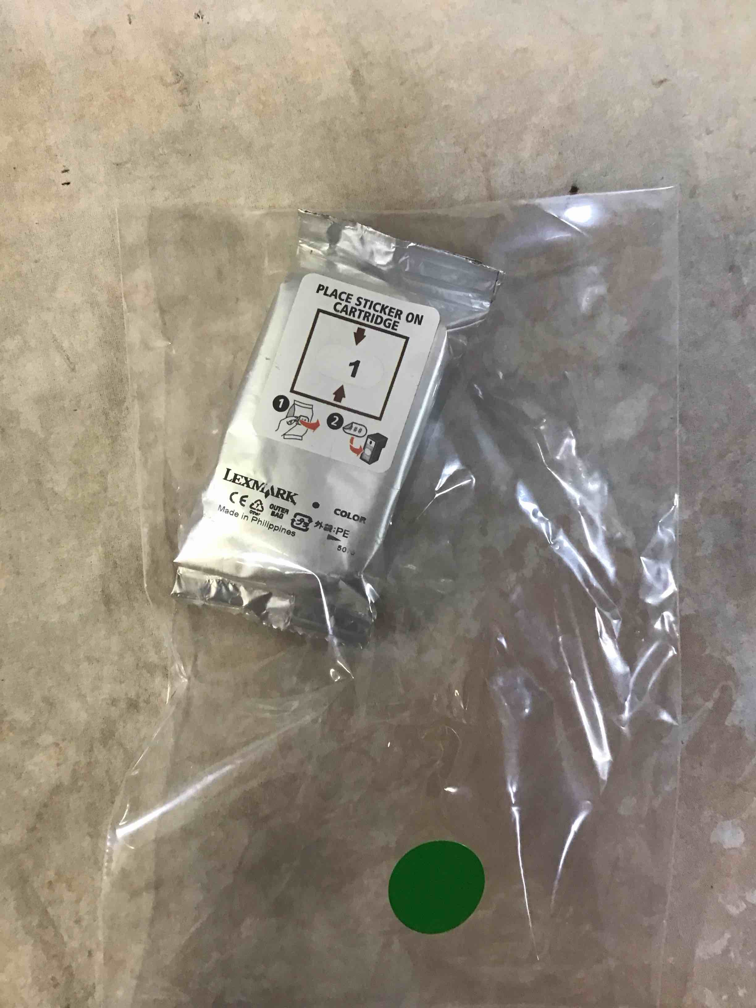 Condition photo showing New/Like New for lexmark printer ink black 