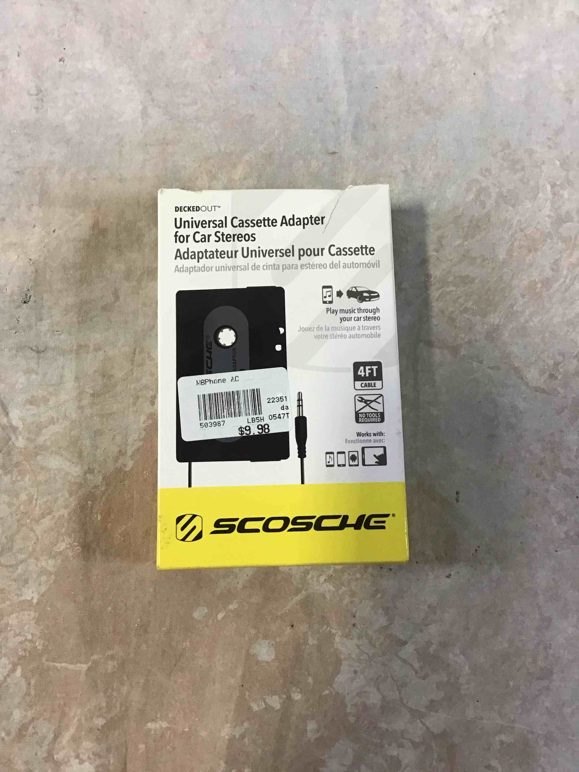 Condition photo showing Good Condition for scosche fm mp3 to cassette adapter pca2