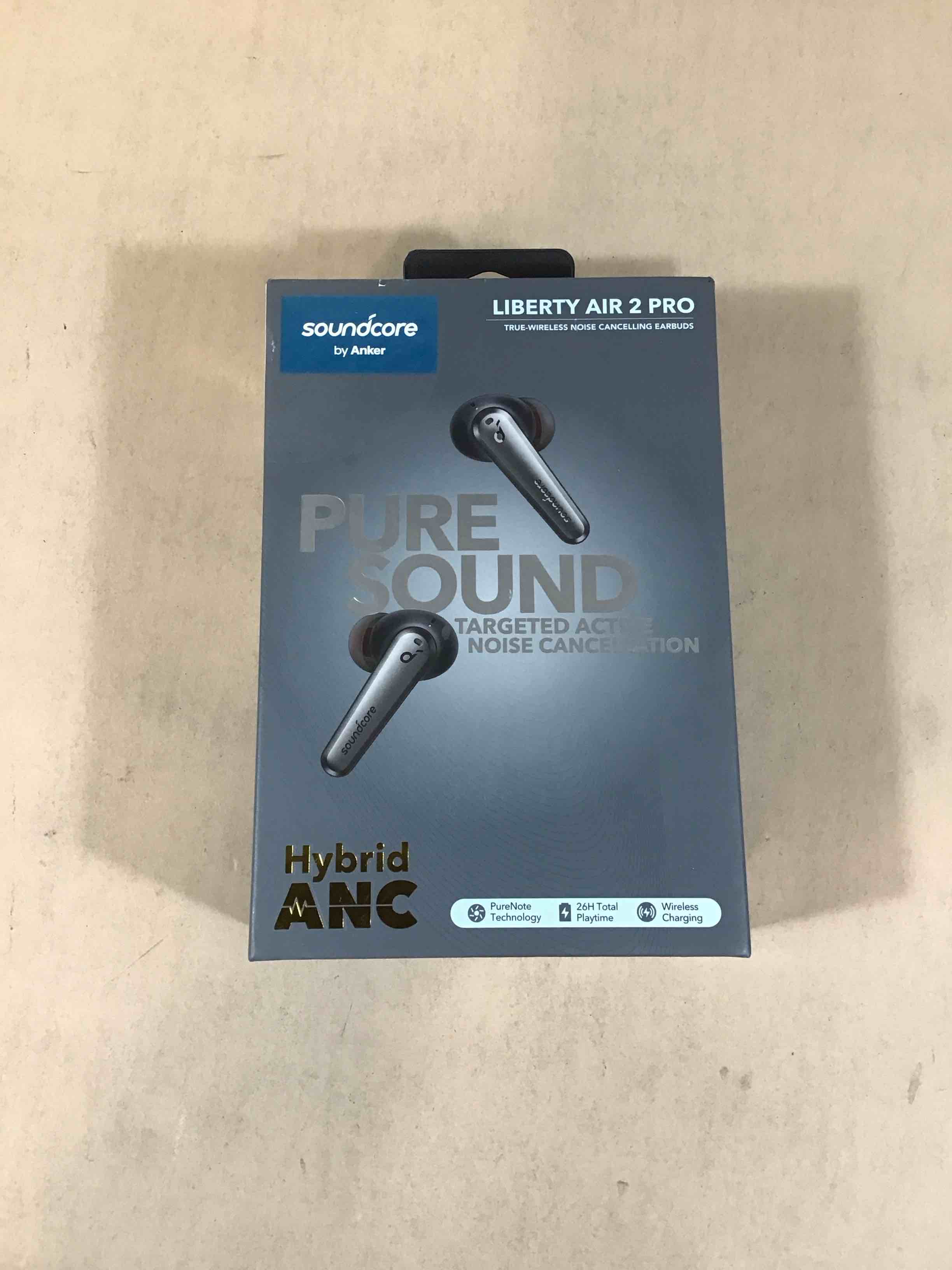soundcore by anker liberty air 2 pro true wireless bluetooth noise cancelling earbuds - black