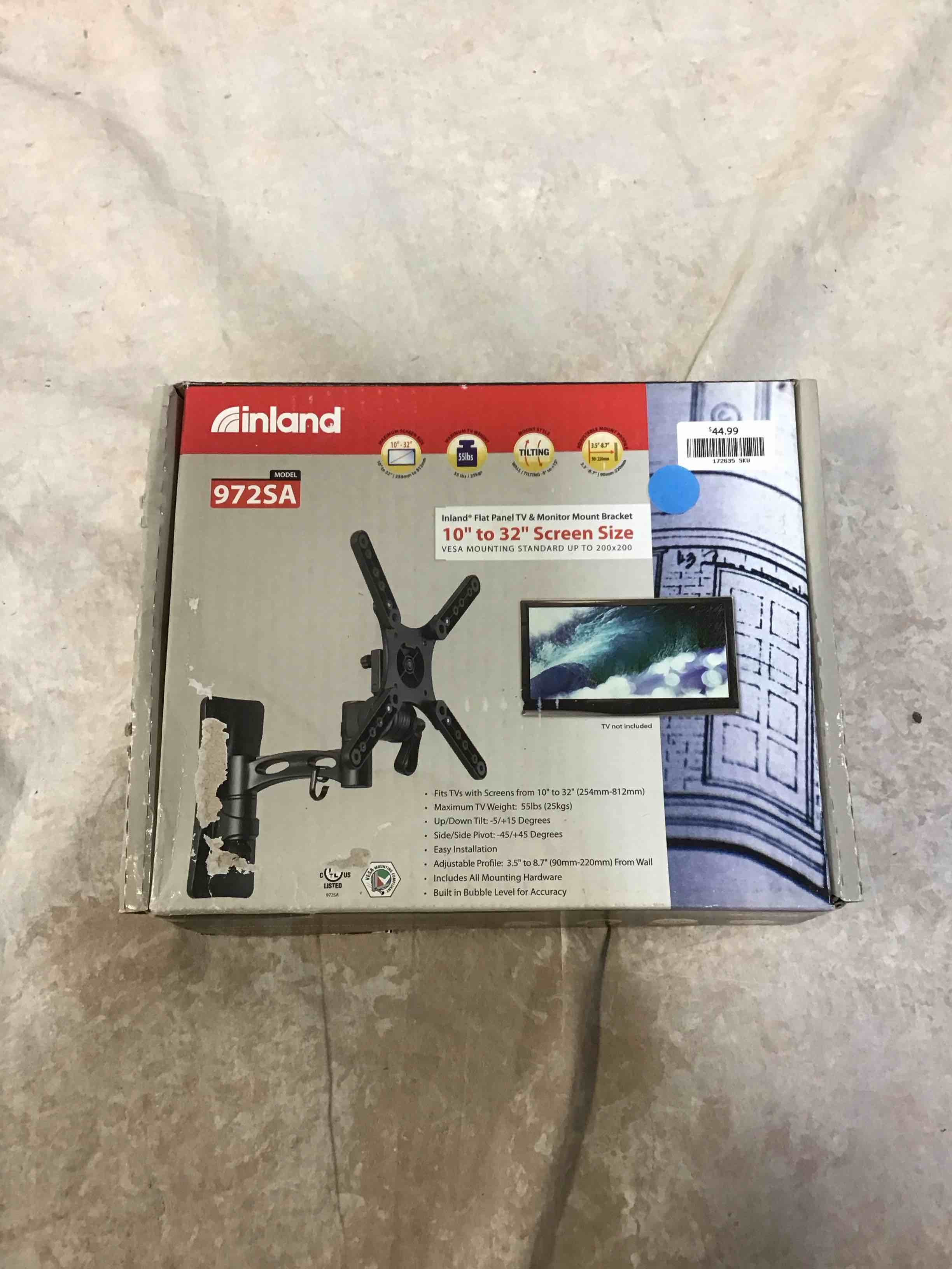 inland 10”-32” monitor mount