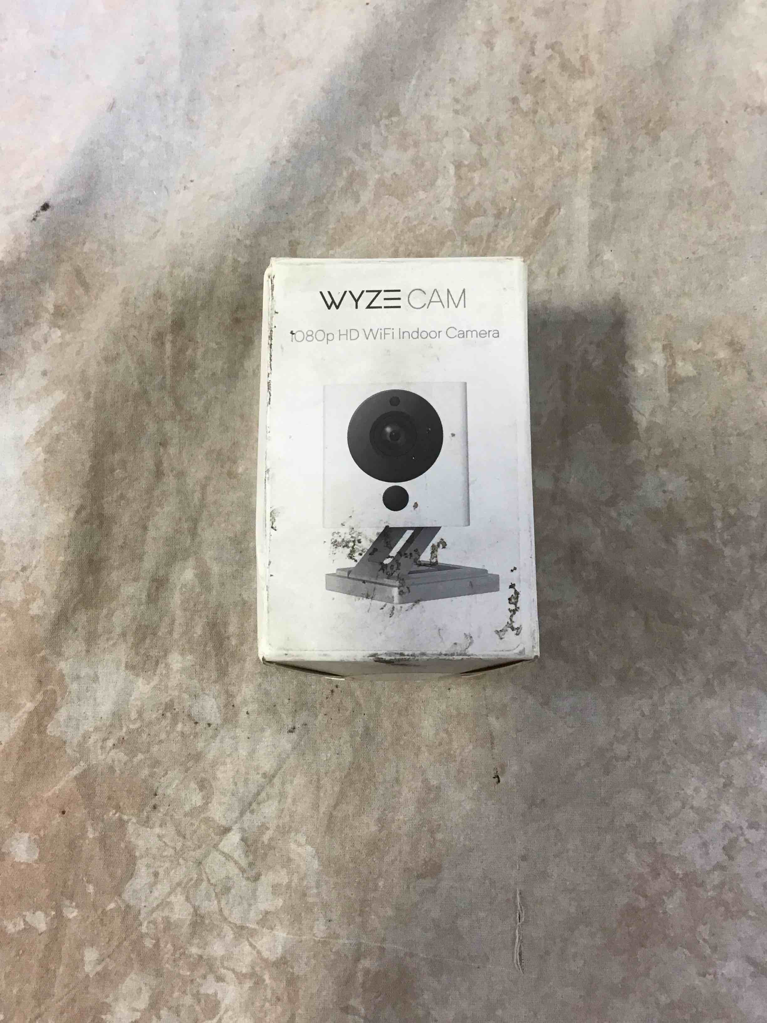 wyze cam 1080p hd indoor wireless smart home security camera with night vision, 2-way audio, works with alexa & the google assistant, one pack, white