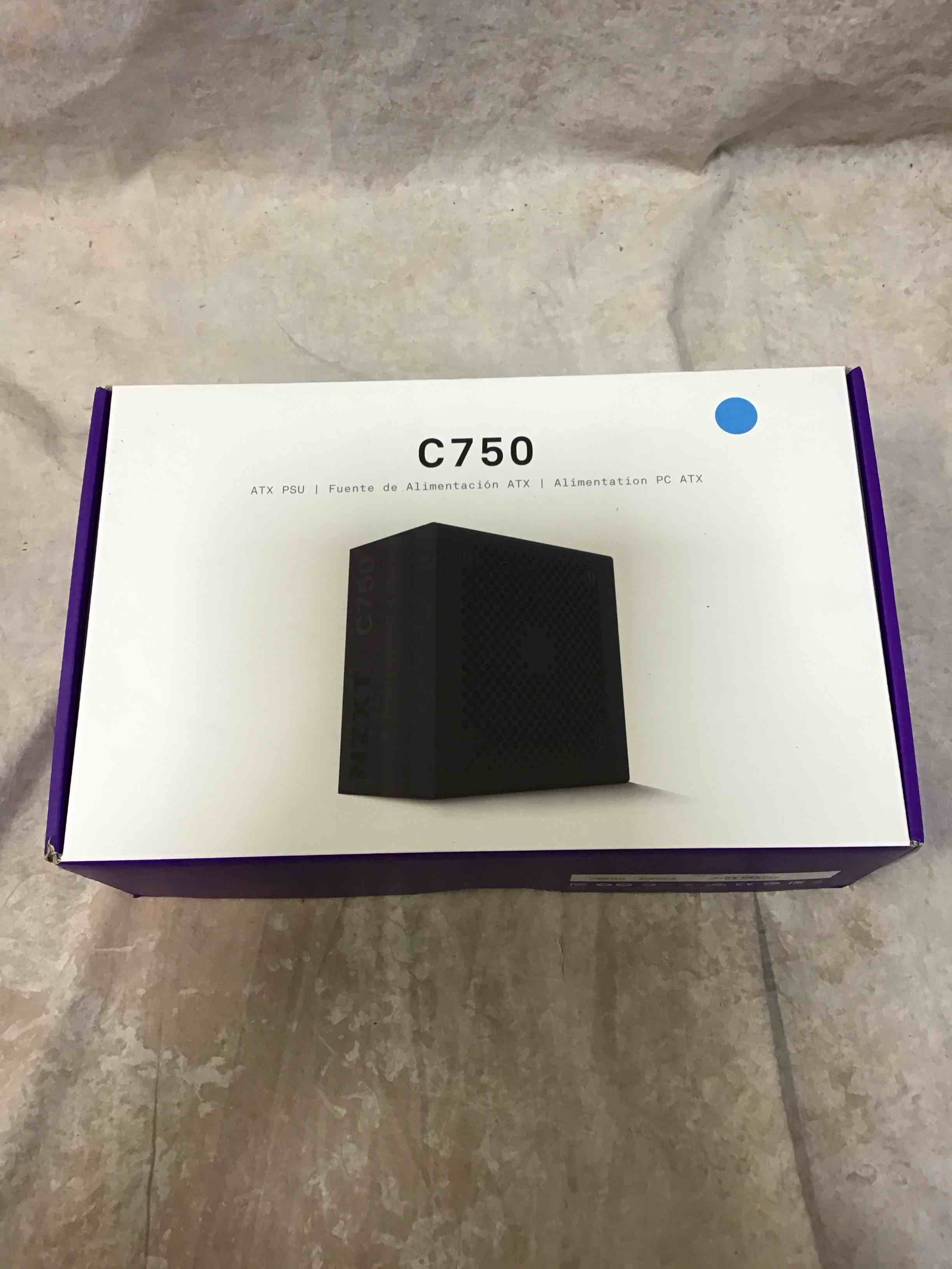 nzxt c750 atx gaming power supply - black