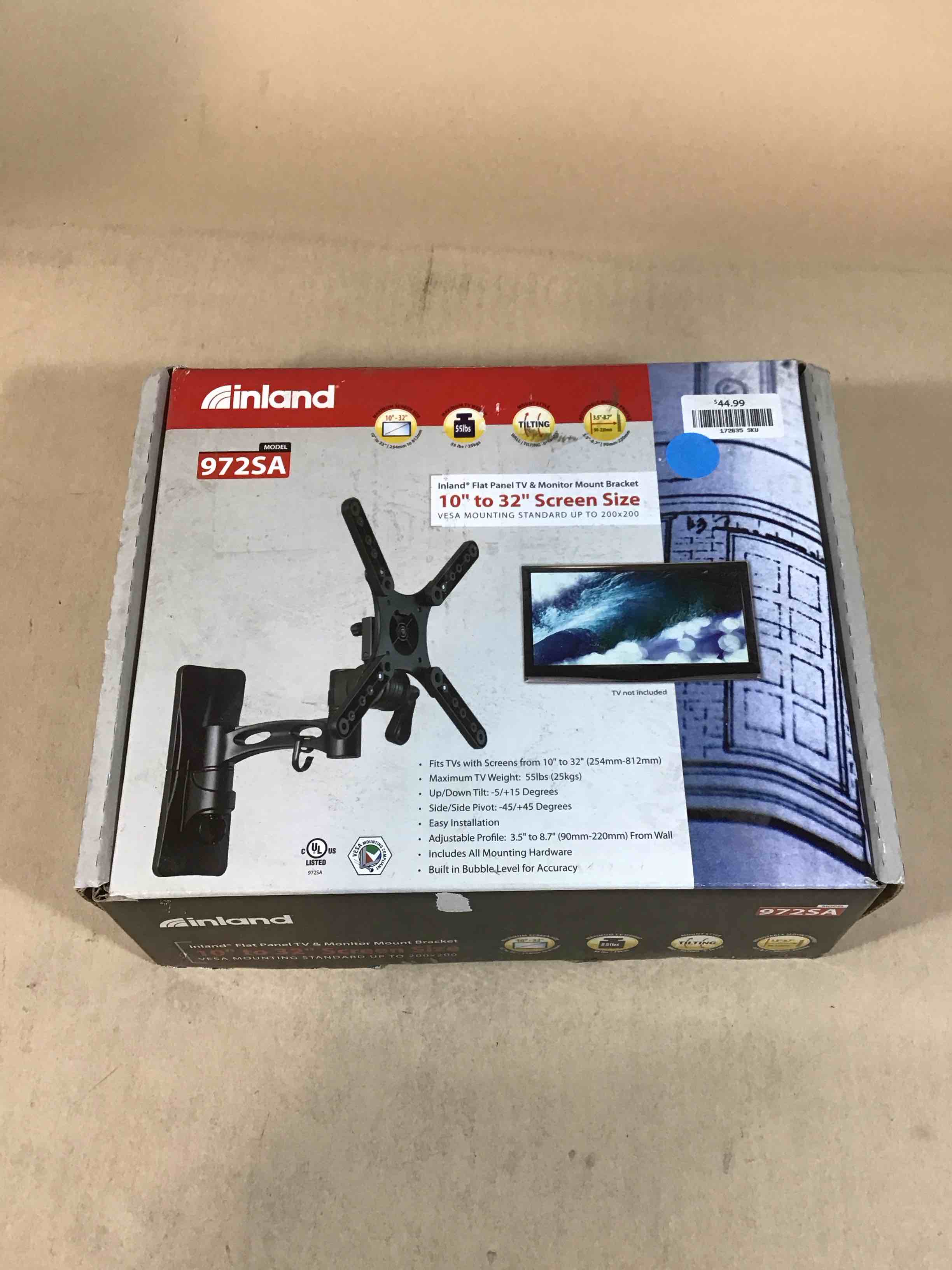 inland 10”-32” monitor mount