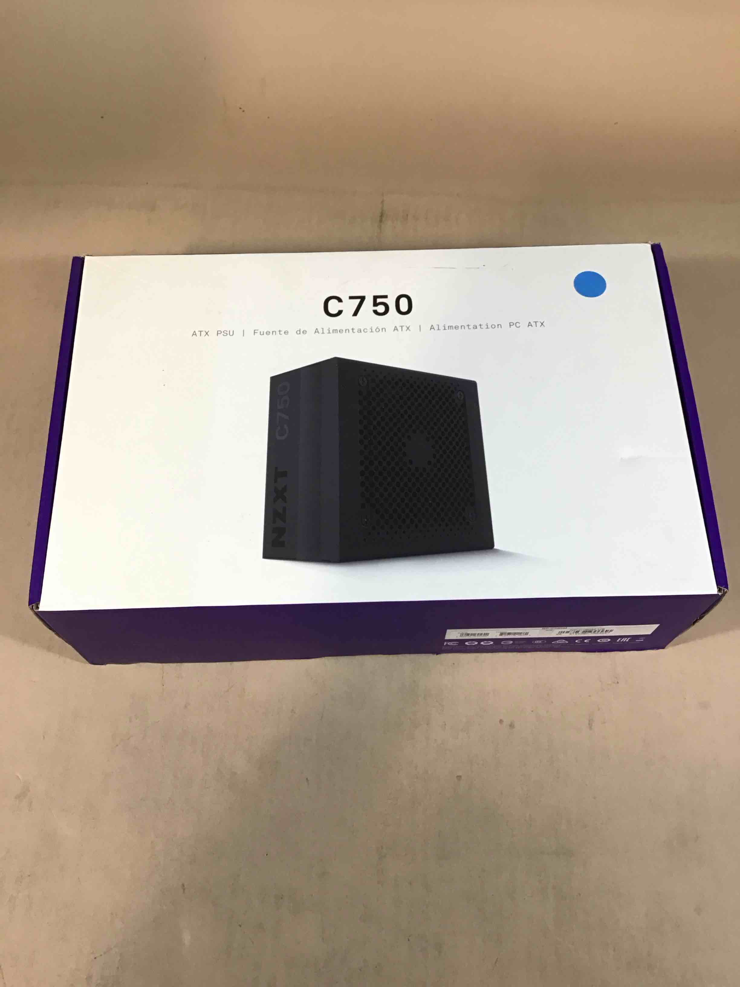 nzxt c750 atx gaming power supply - black