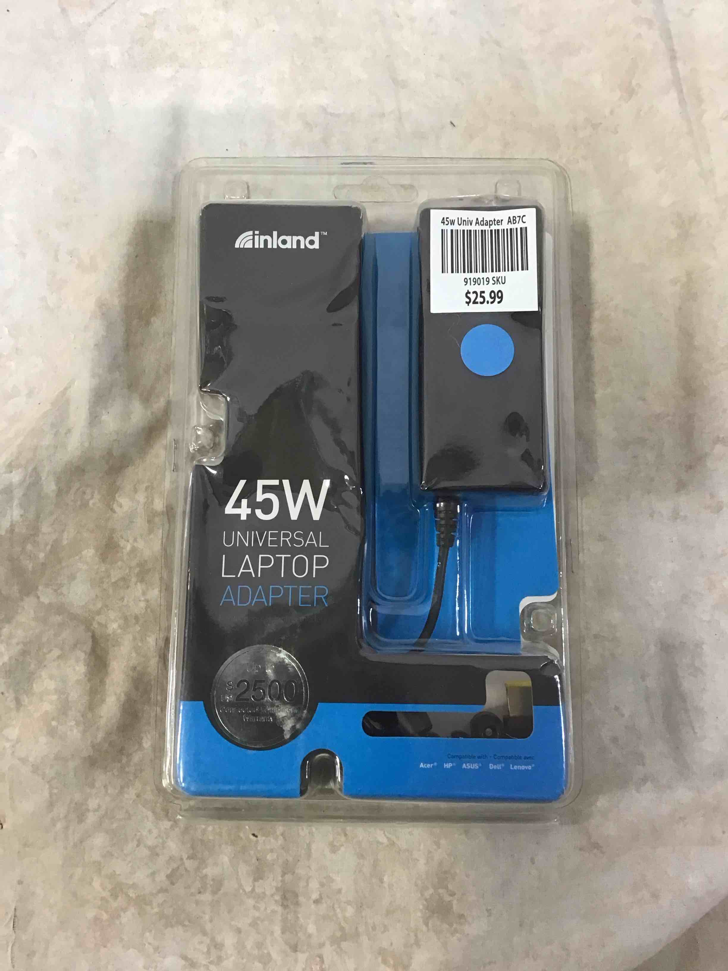 Condition photo showing Good Condition for 45w universal adapter for laptops