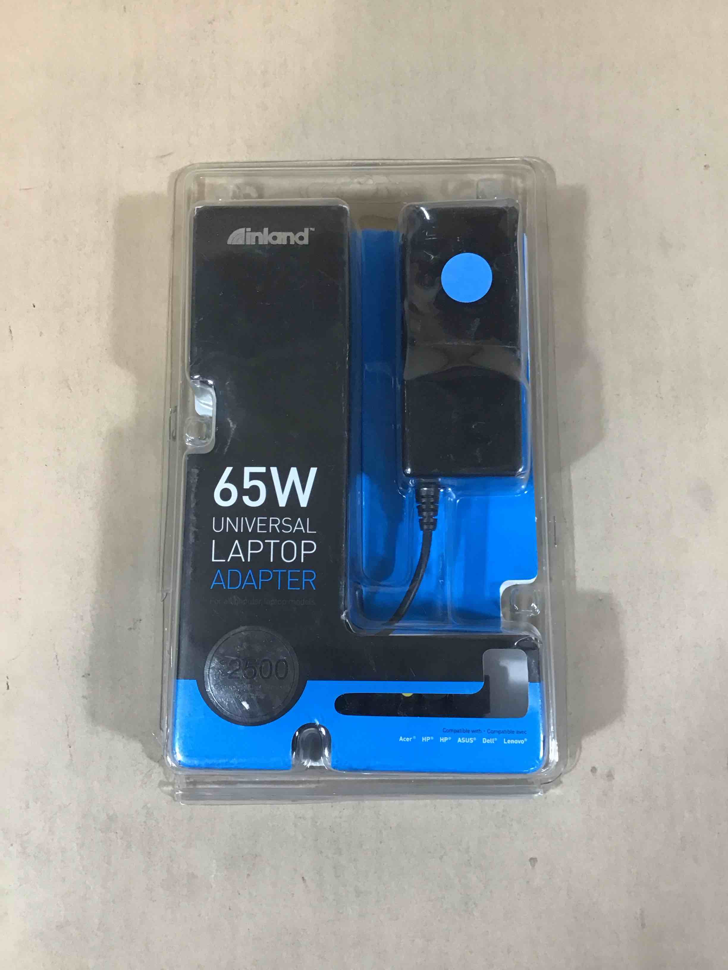 inland 65w universal laptop adapter