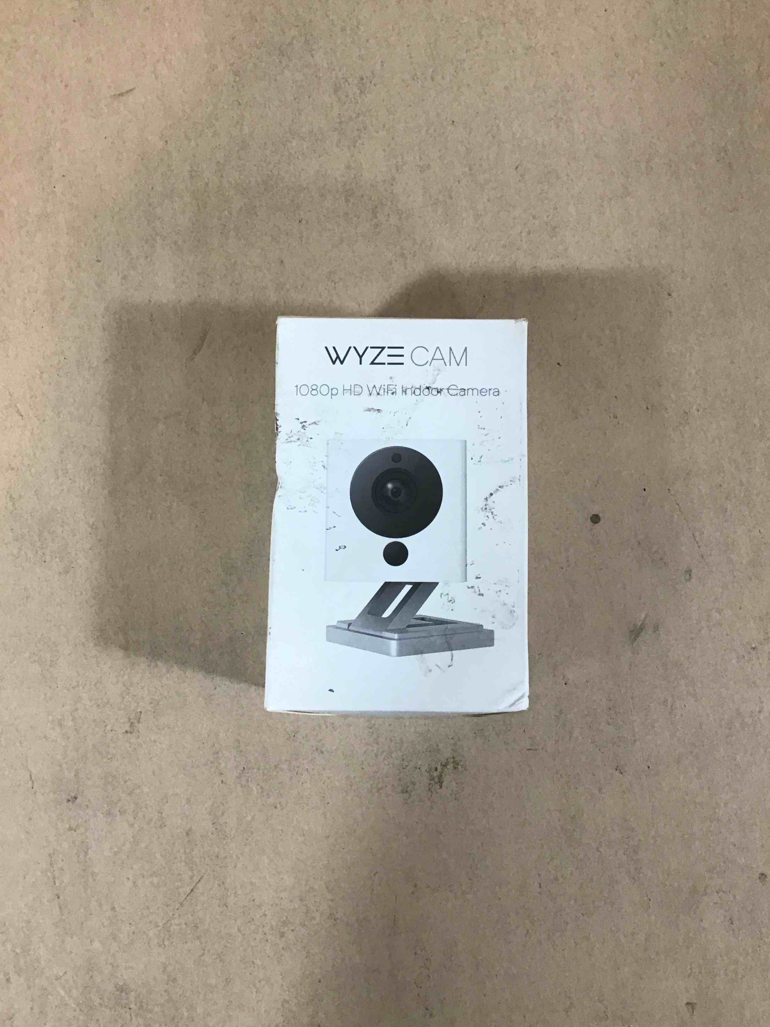 wyze cam 1080p hd indoor wireless smart home security camera with night vision, 2-way audio, works with alexa & the google assistant, one pack, white