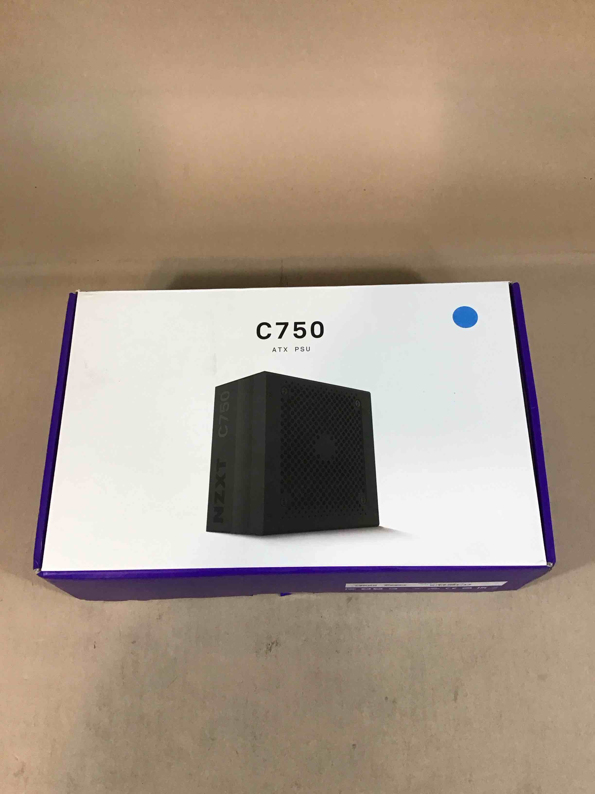 nzxt c750 atx gaming power supply - black