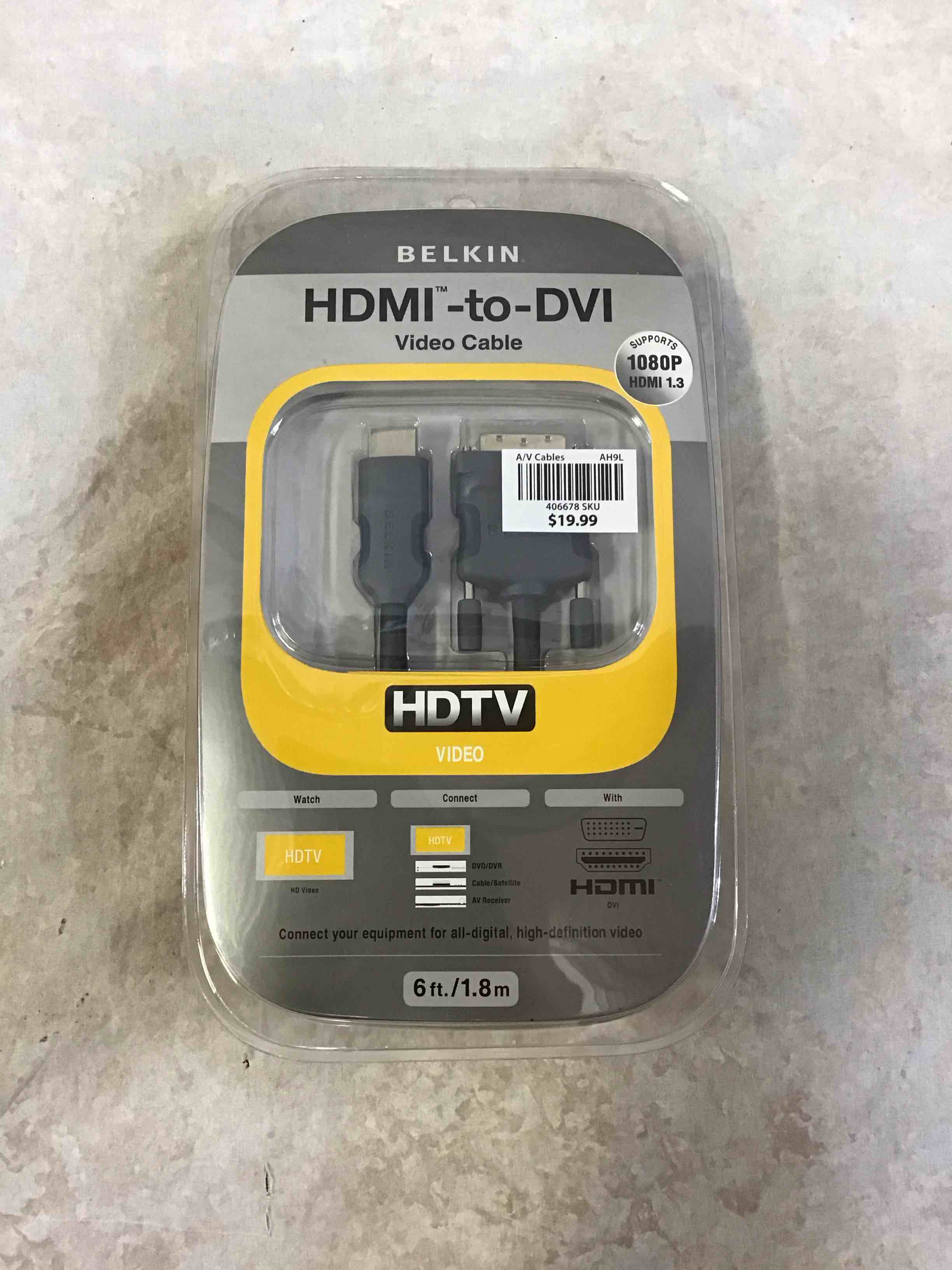 belkin hdmi to dvi-d cable