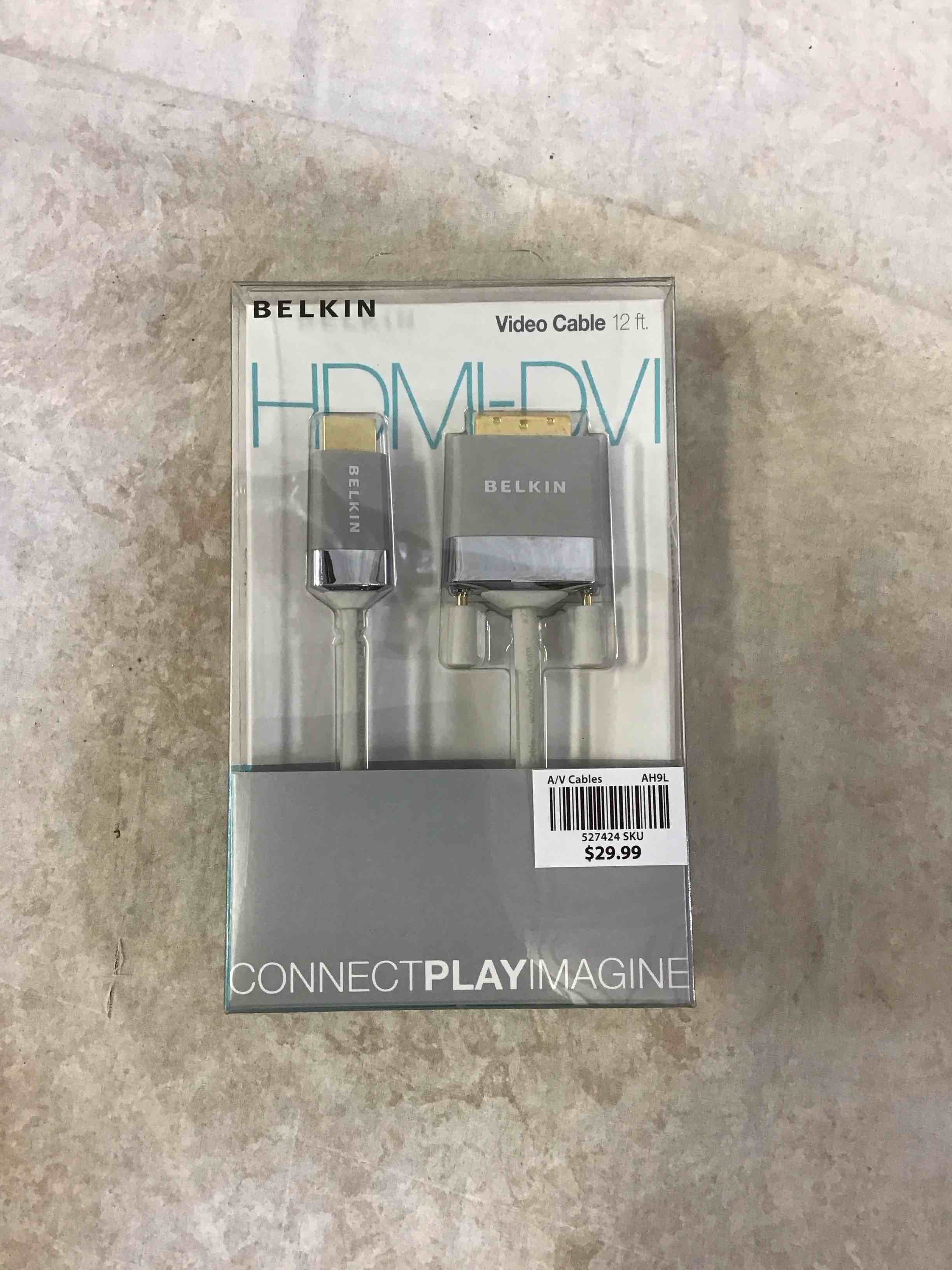 belkin av22401-12-wht hdmi to dvi-d cable adapter