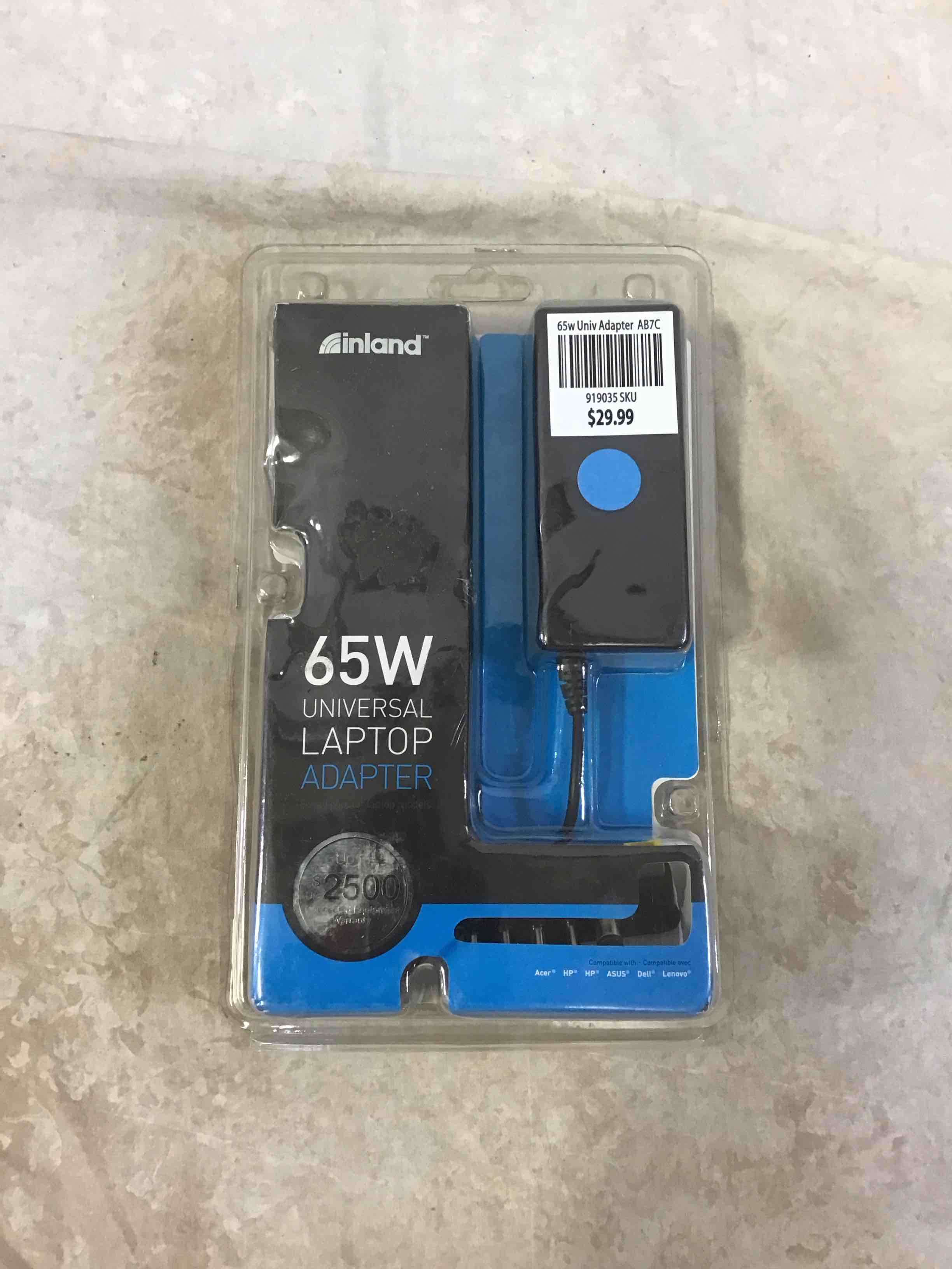 Condition photo showing New/Like New for inland universal laptop adapter 65w