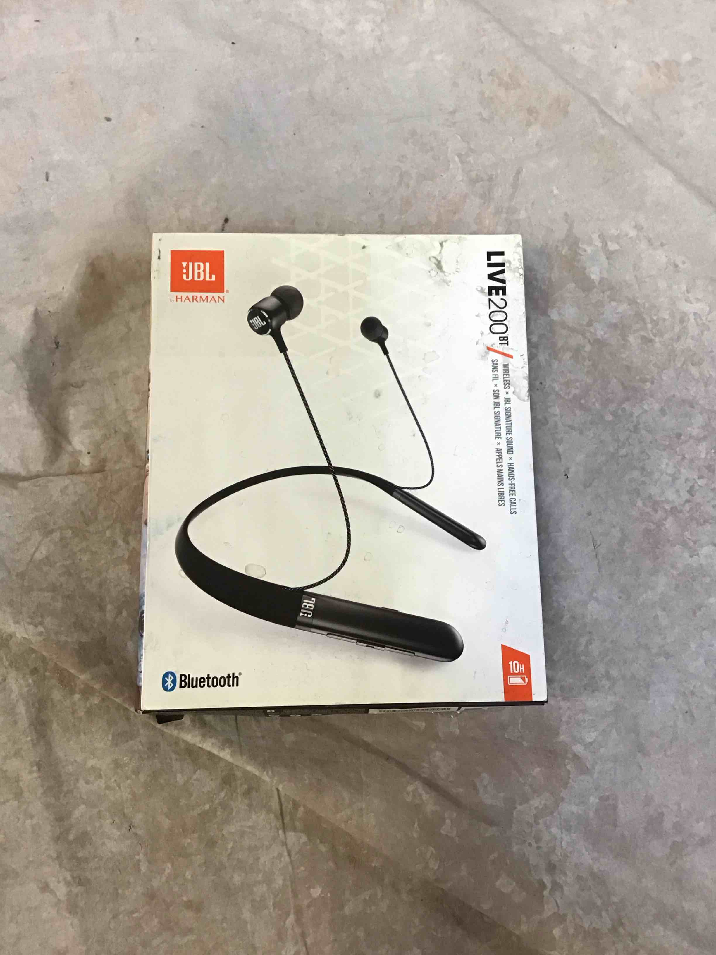 Condition photo showing Good Condition for jbl live 200bt wireless in-ear neckband headphones