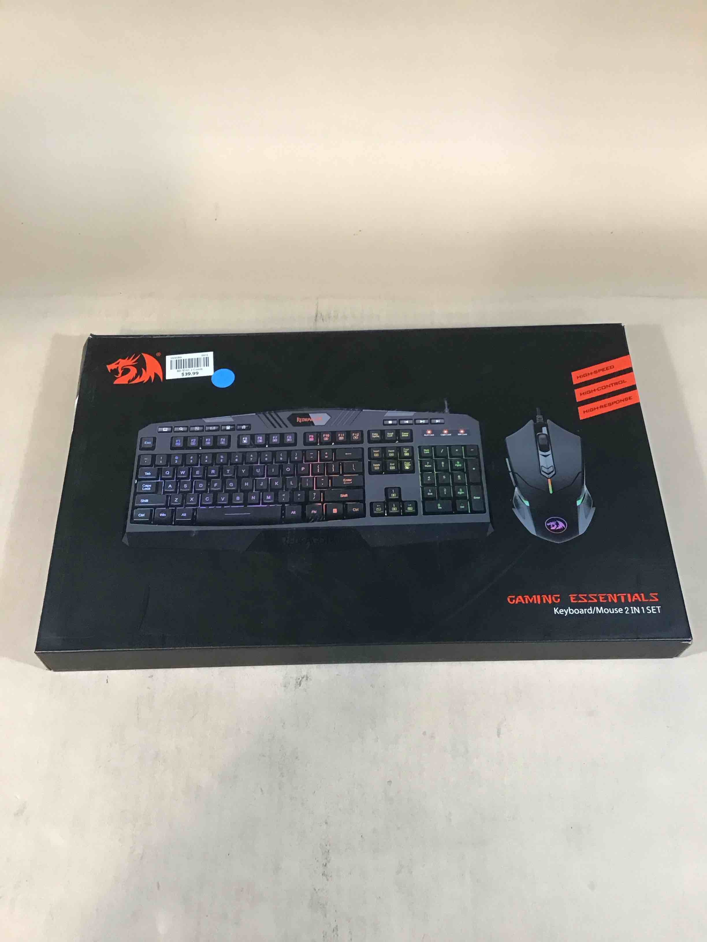 Condition photo showing Good Condition for redragon - s101-5 wired gaming keyboard and optical mouse gaming bundle with rgb backlighting - black