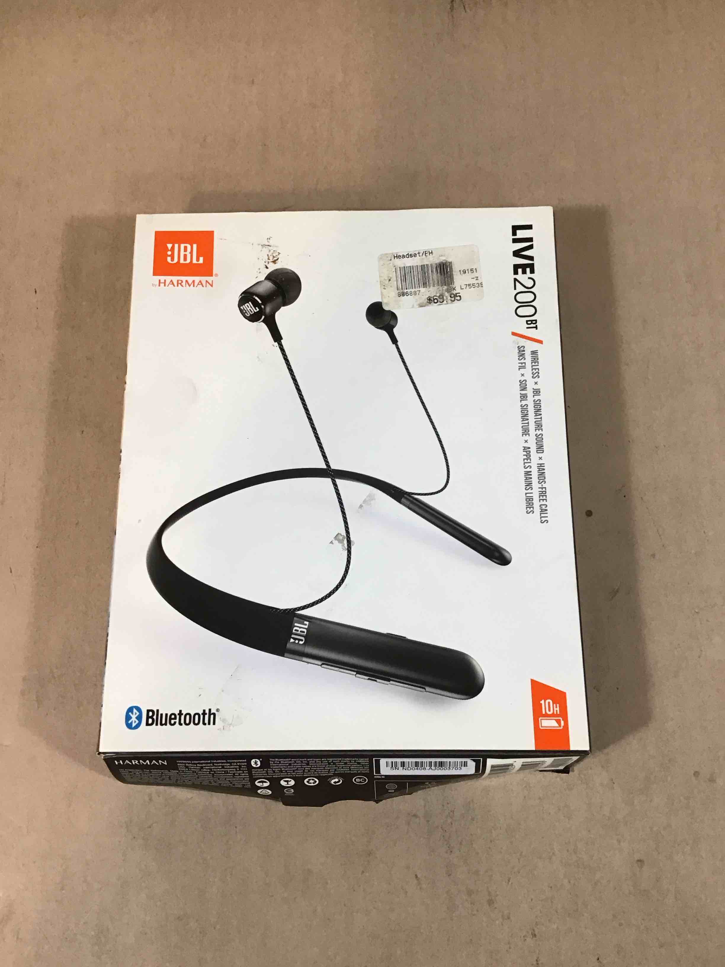 jbl live 200bt wireless in-ear neckband headphones